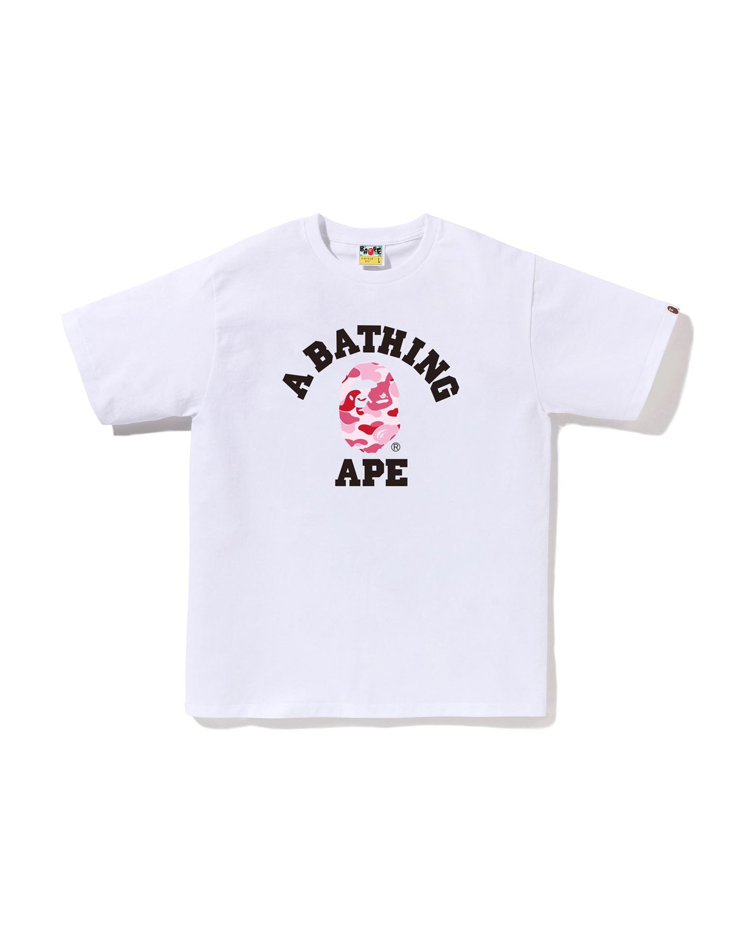 トップス A BATHING APE ABC CAMO COLLEGE MINI TEE A BATHING APE® Abc Camo College Tee | Bape official website – INT