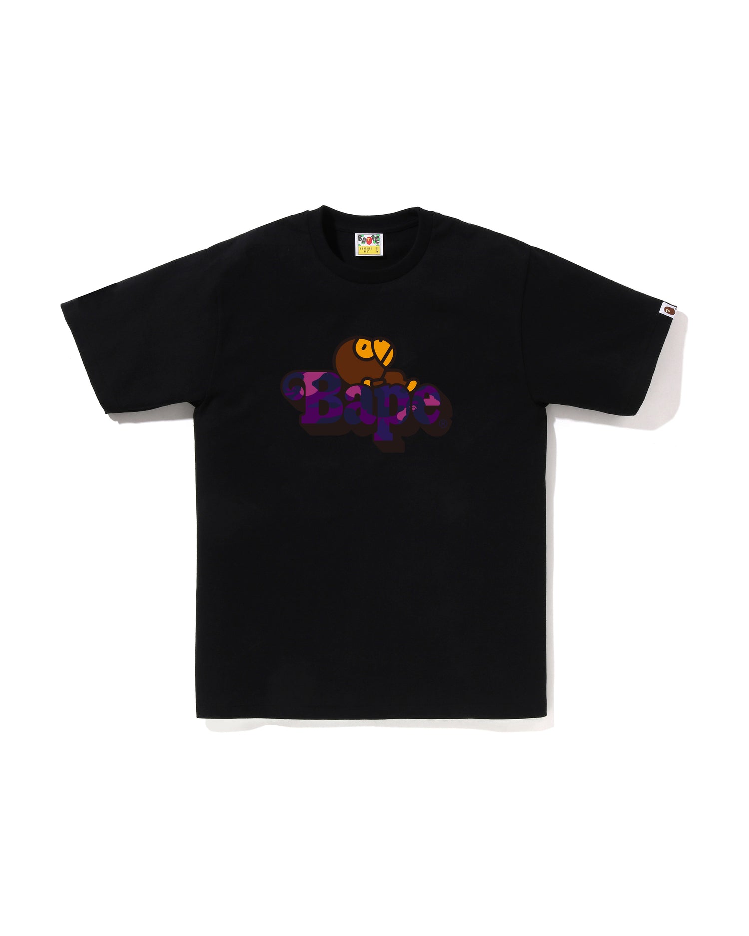A BATHING APE® Color Camo Milo On BAPE Tee | Bape official