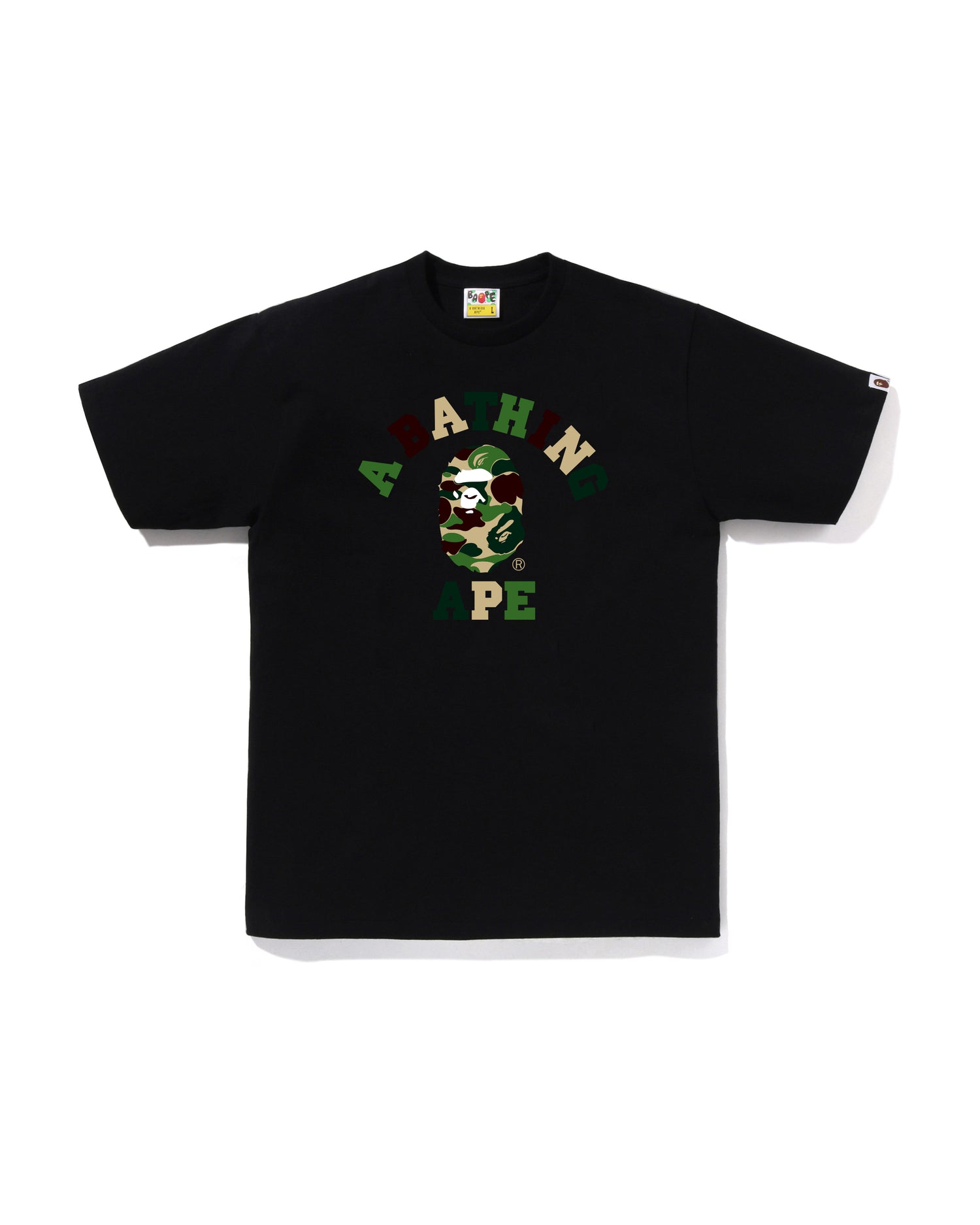 A BATHING APE® ABC Camo College Tee | Bape official website – INT