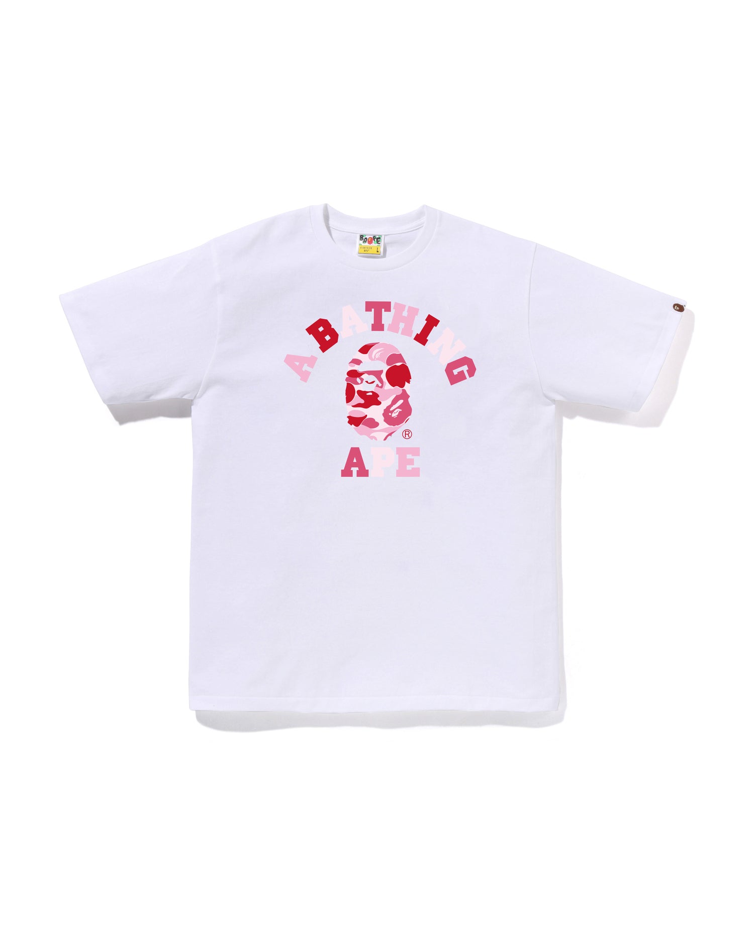 A BATHING APE® ABC Camo College Tee | Bape official website – INT