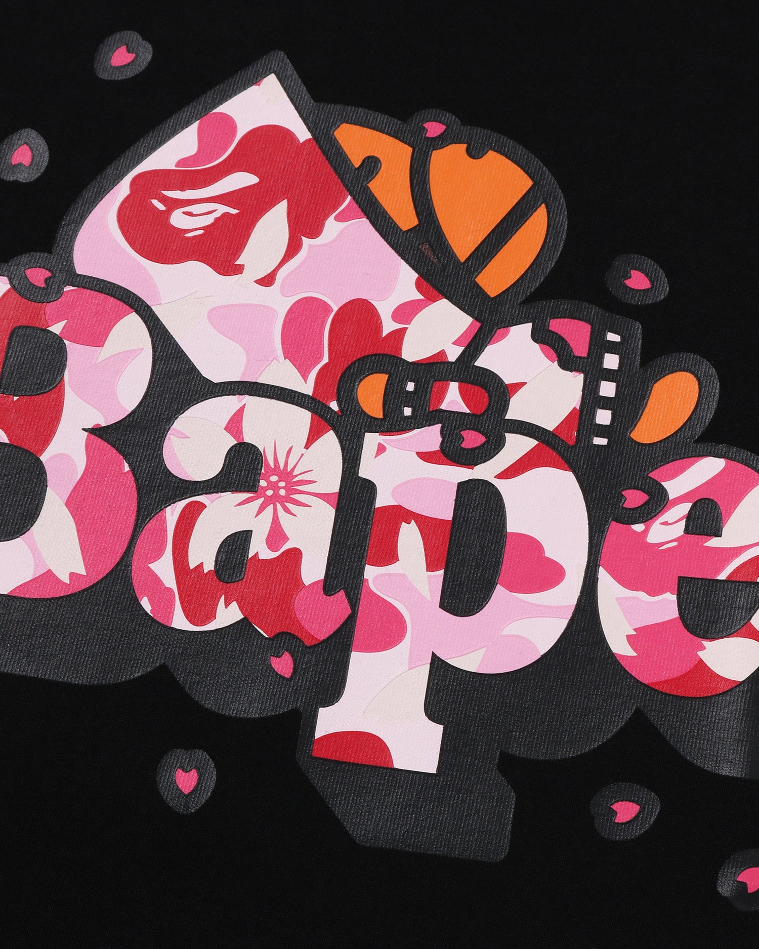 A BATHING APE® Abc Sakura Camo Milo on BAPE Tee | Bape official