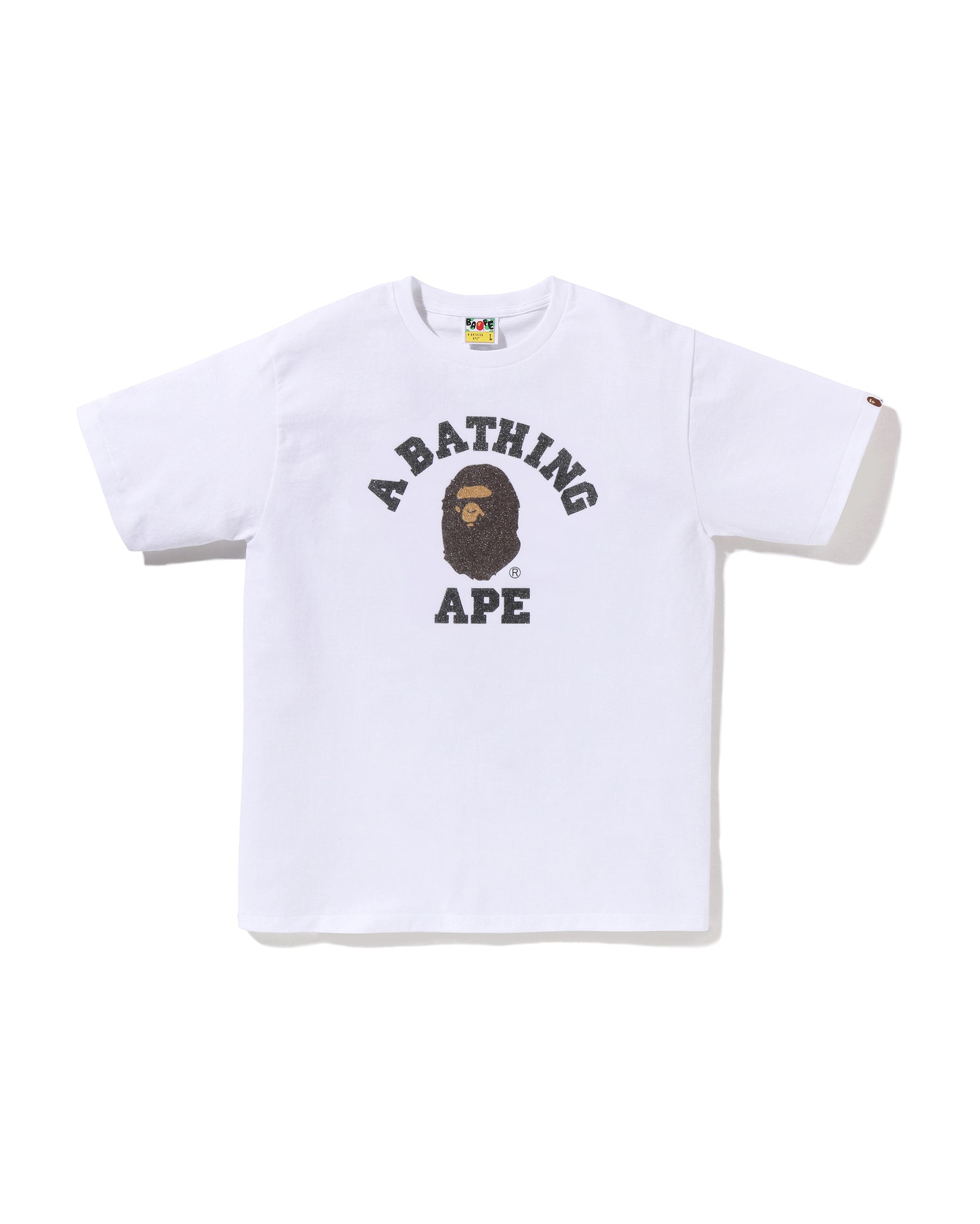 A BATHING APE® Glass Beads College Tee | Bape official website