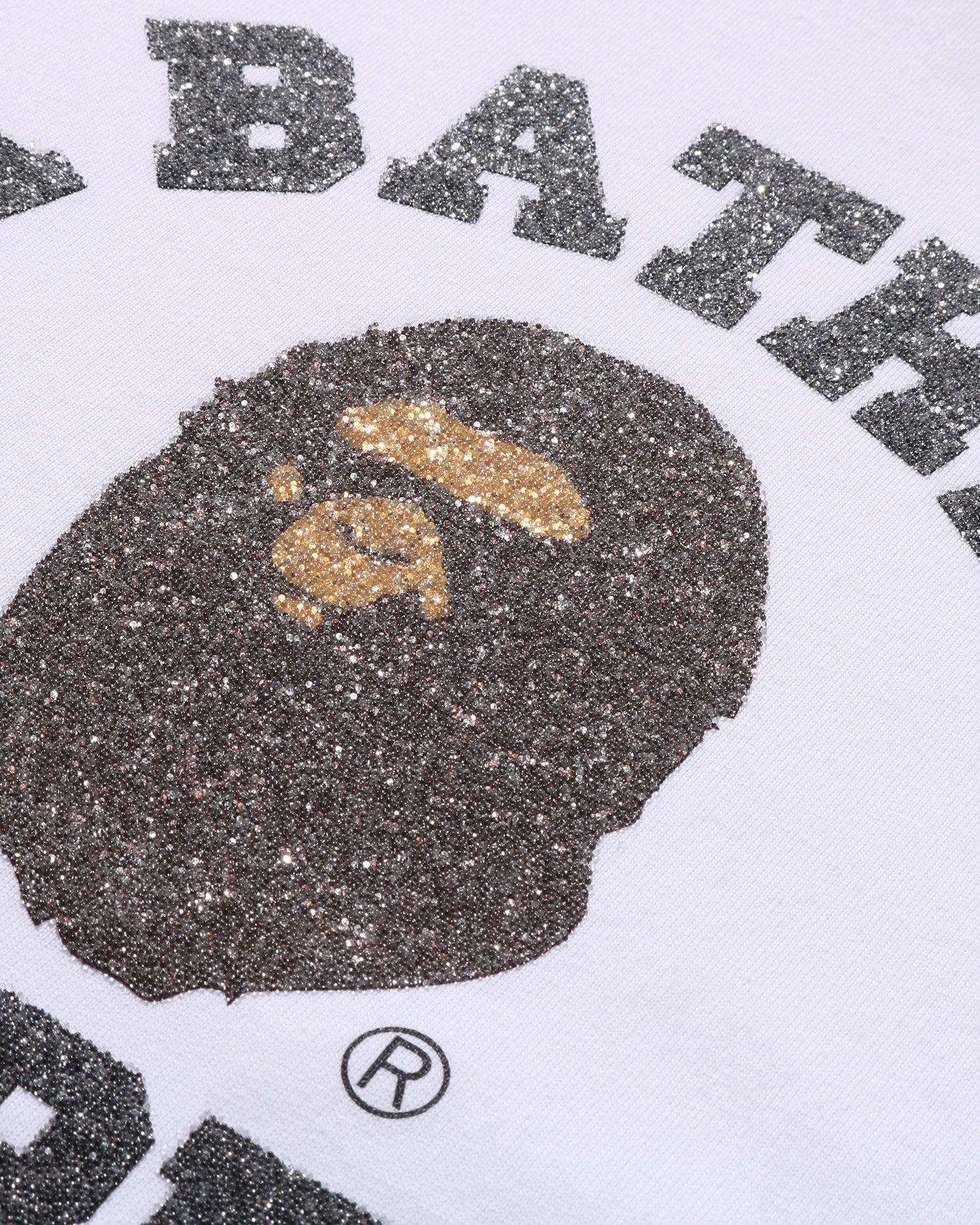 A BATHING APE® Glass Beads College Tee | Bape official website
