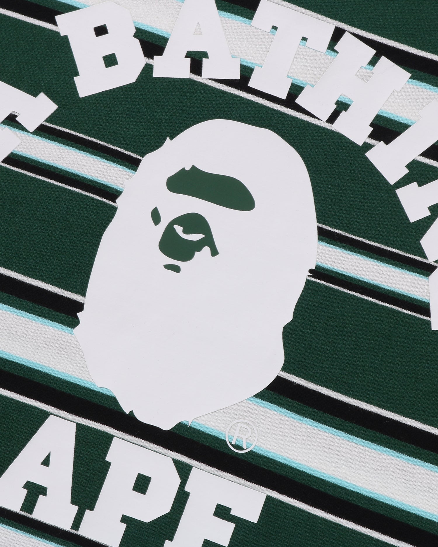 A BATHING APE® College Stripe Tee | Bape official website – INT