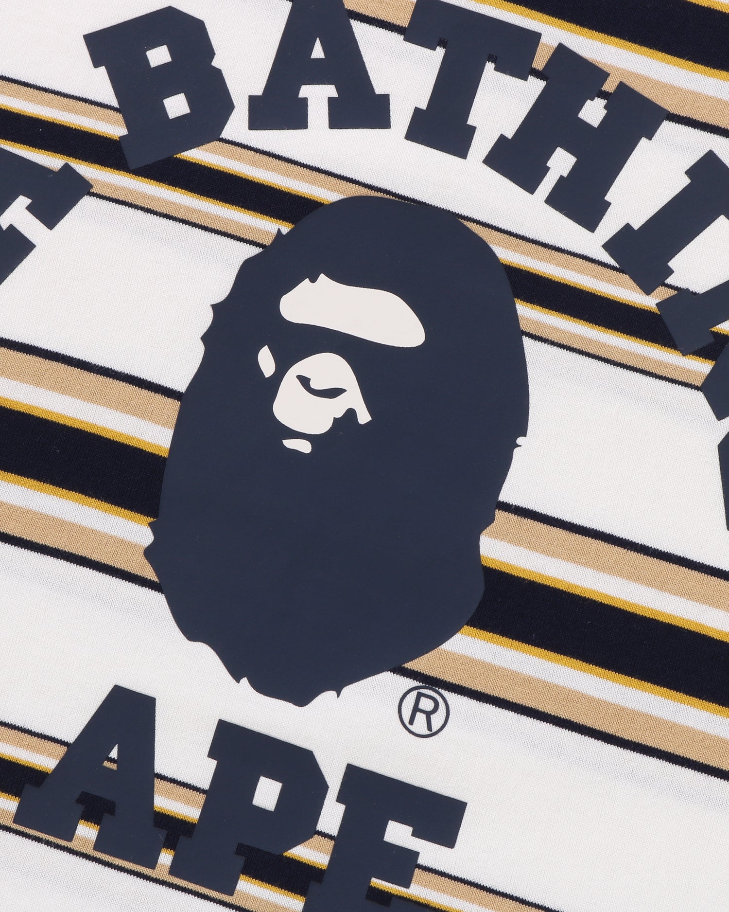 A BATHING APE® College Stripe Tee | Bape official website