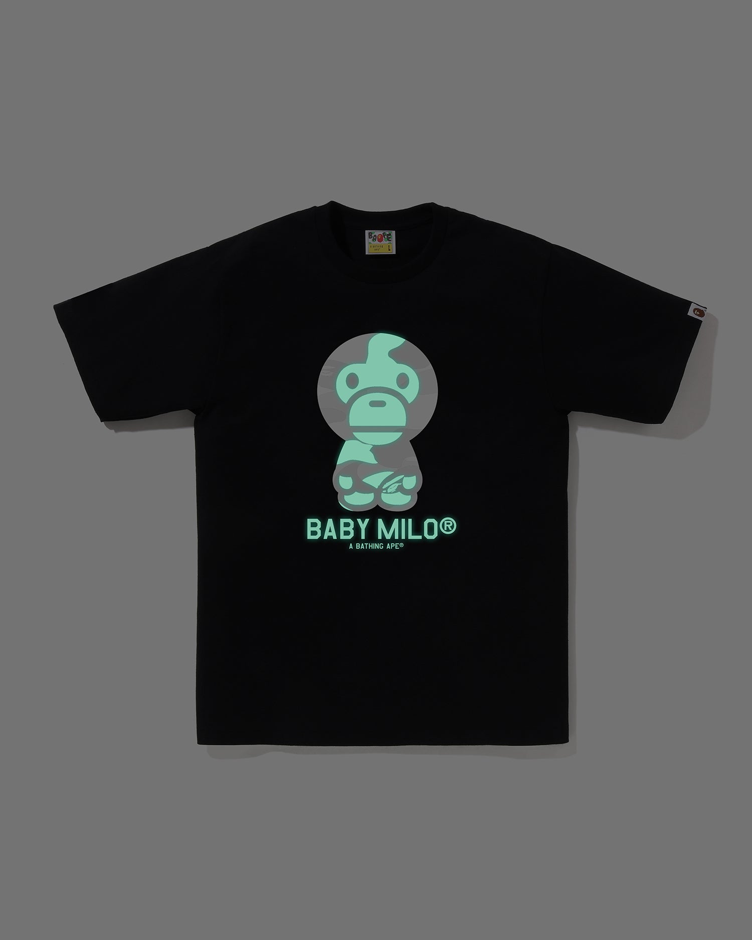 A BATHING APE PORTER BABY MILO TEE 黒　XL A BATHING APE® Baby Milo Tee | Bape official website – INT