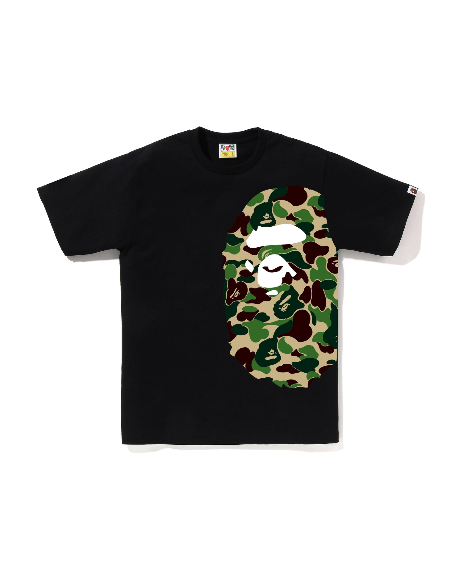 A BATHING APE® Abc Camo Side Big Ape Head Tee | Bape official