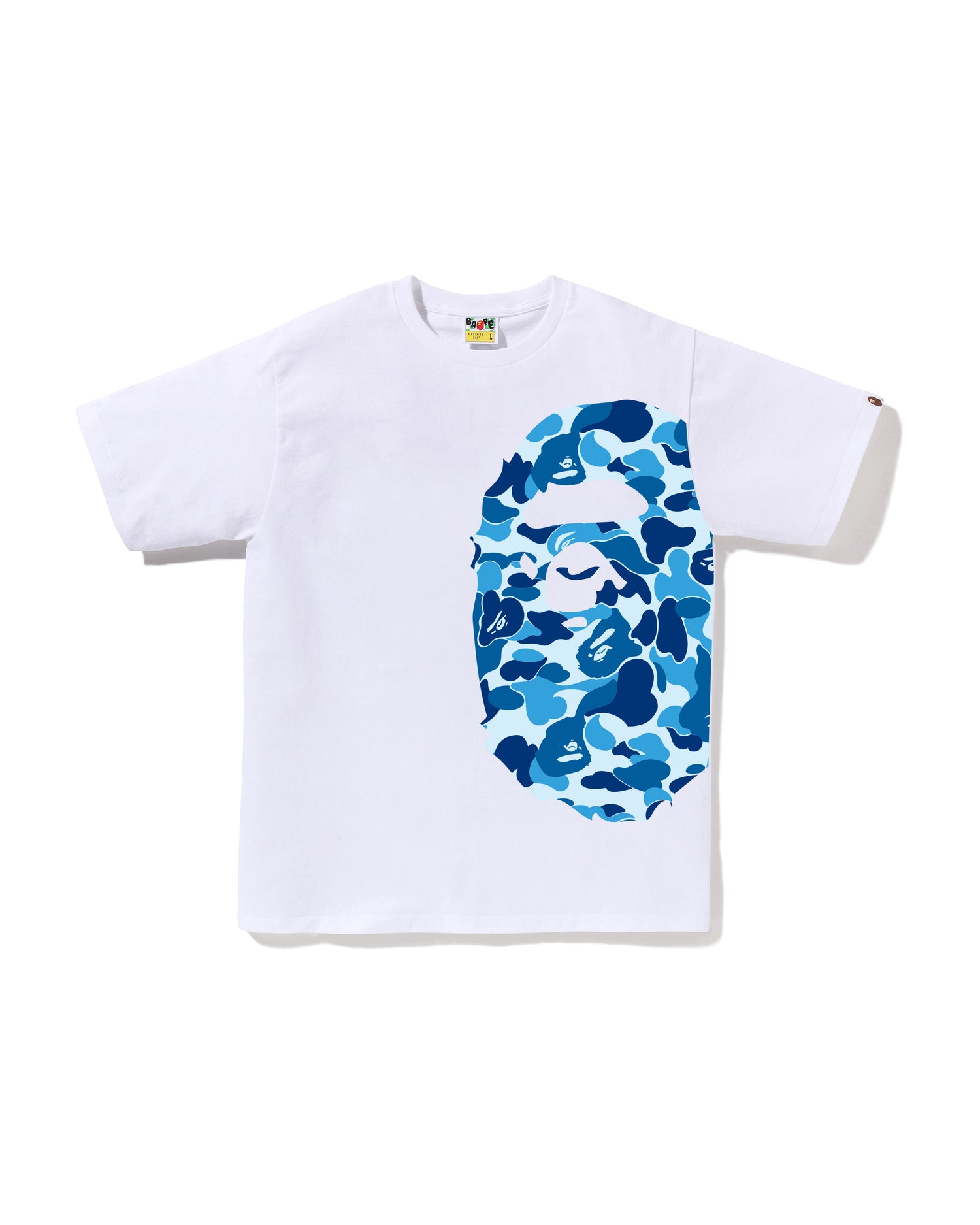 A BATHING APE® Abc Camo Side Big Ape Head Tee | Bape official