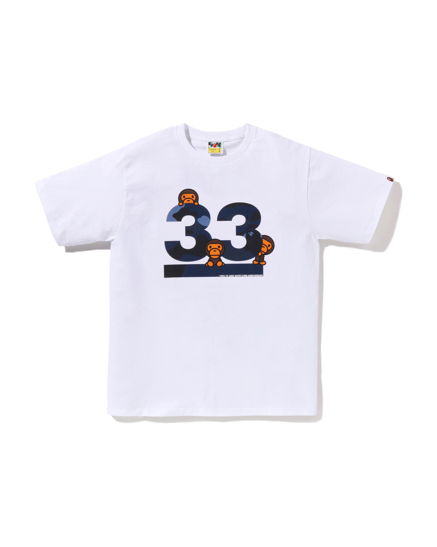 A BATHING APE® A Bathing Ape 33rd Anniv. Baby Milo Tee | Bape