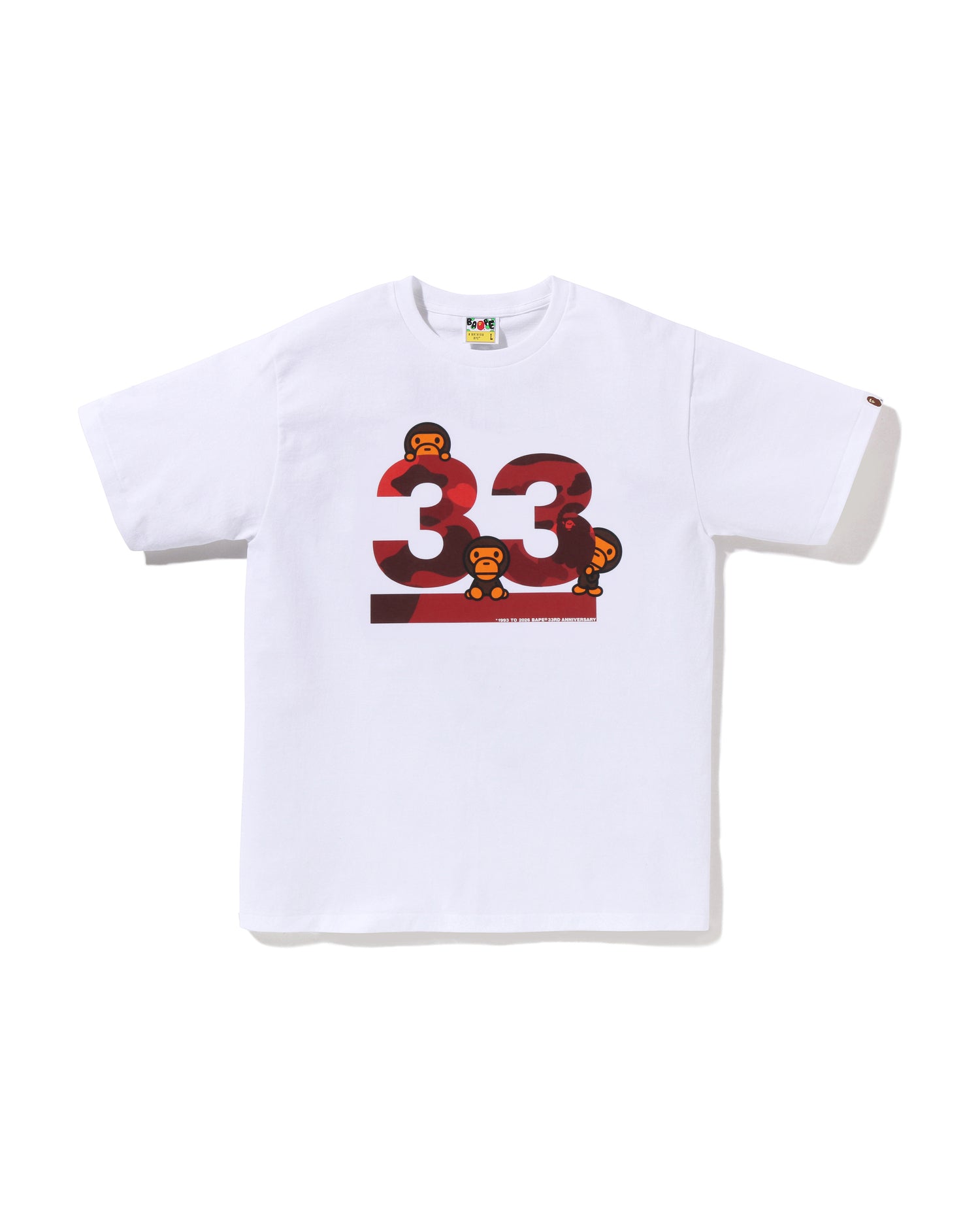 A BATHING APE® A Bathing Ape 33rd Anniv. Baby Milo Tee | Bape