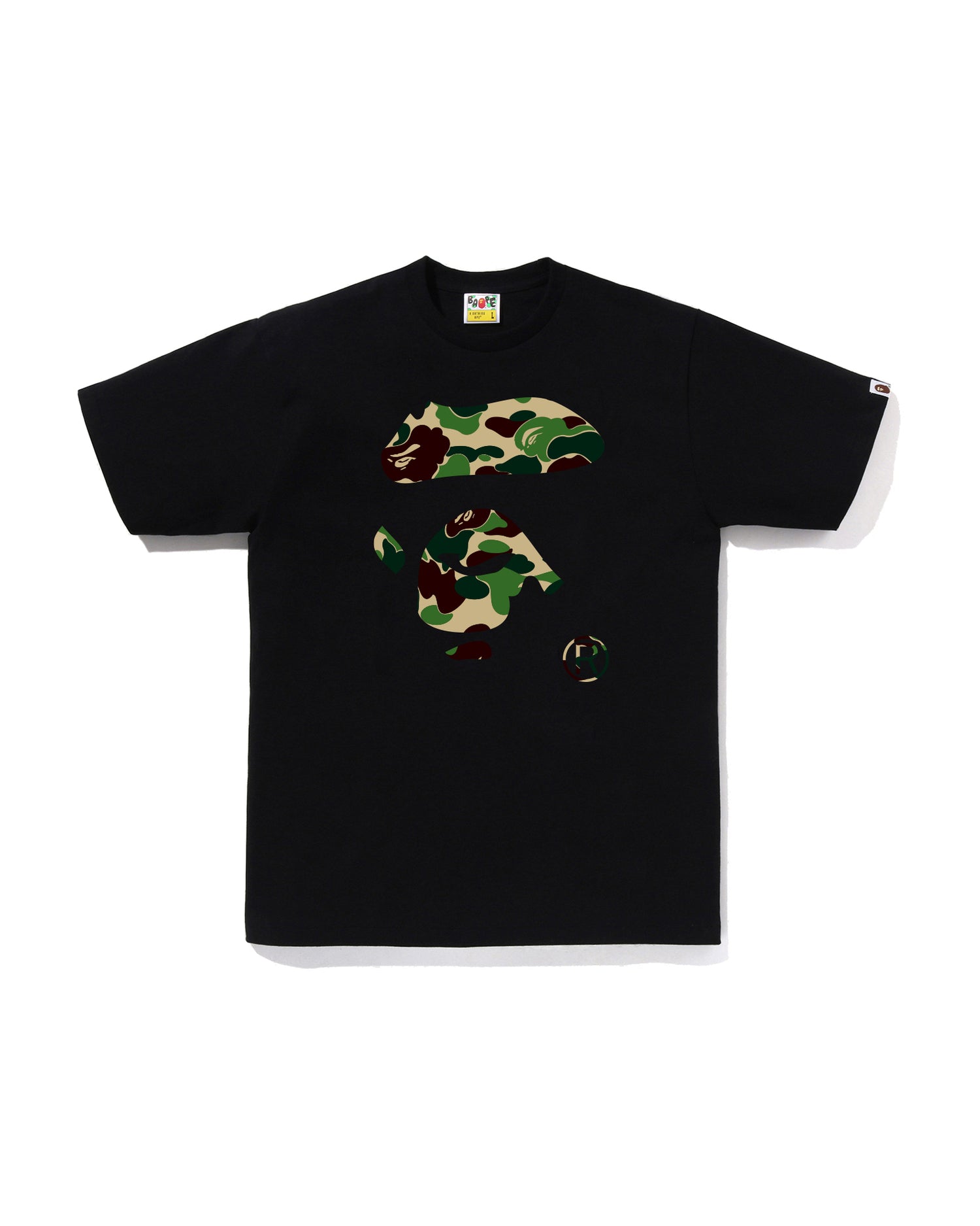 A BATHING APE® Abc Camo Ape Face Tee | Bape official website – INT
