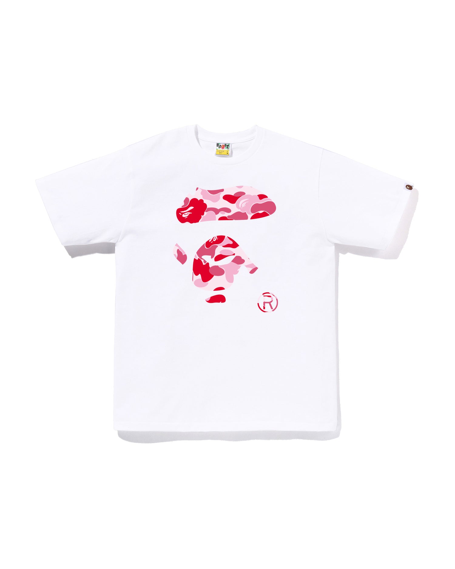 A BATHING APE® Abc Camo Ape Face Tee | Bape official website – INT