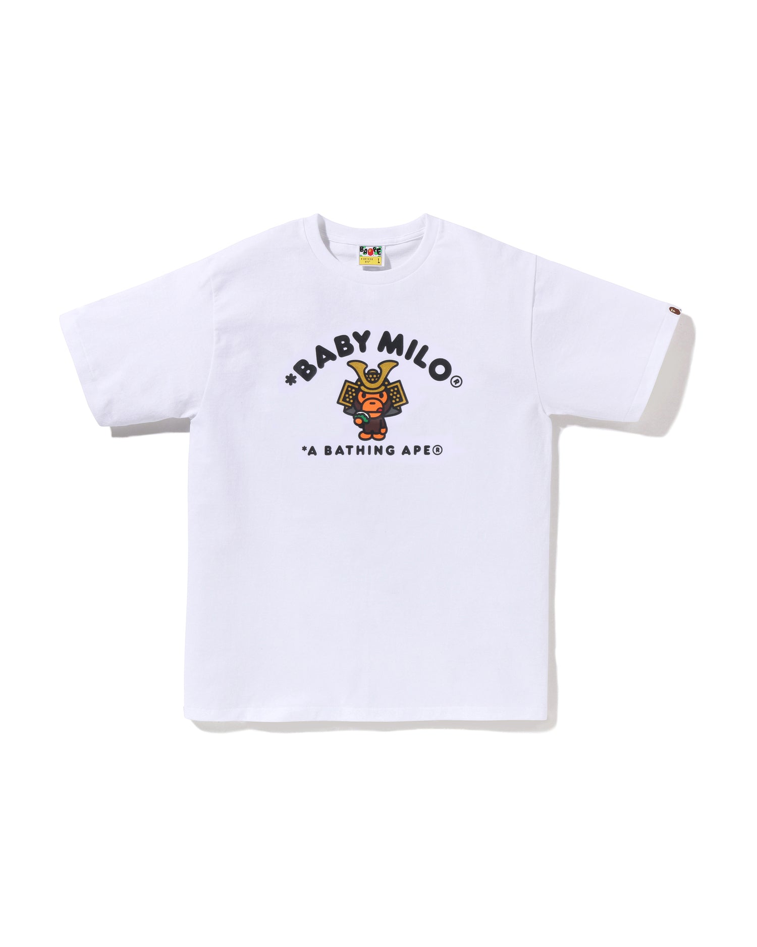 A BATHING APE® Kabuto Baby Milo College Tee | Bape official