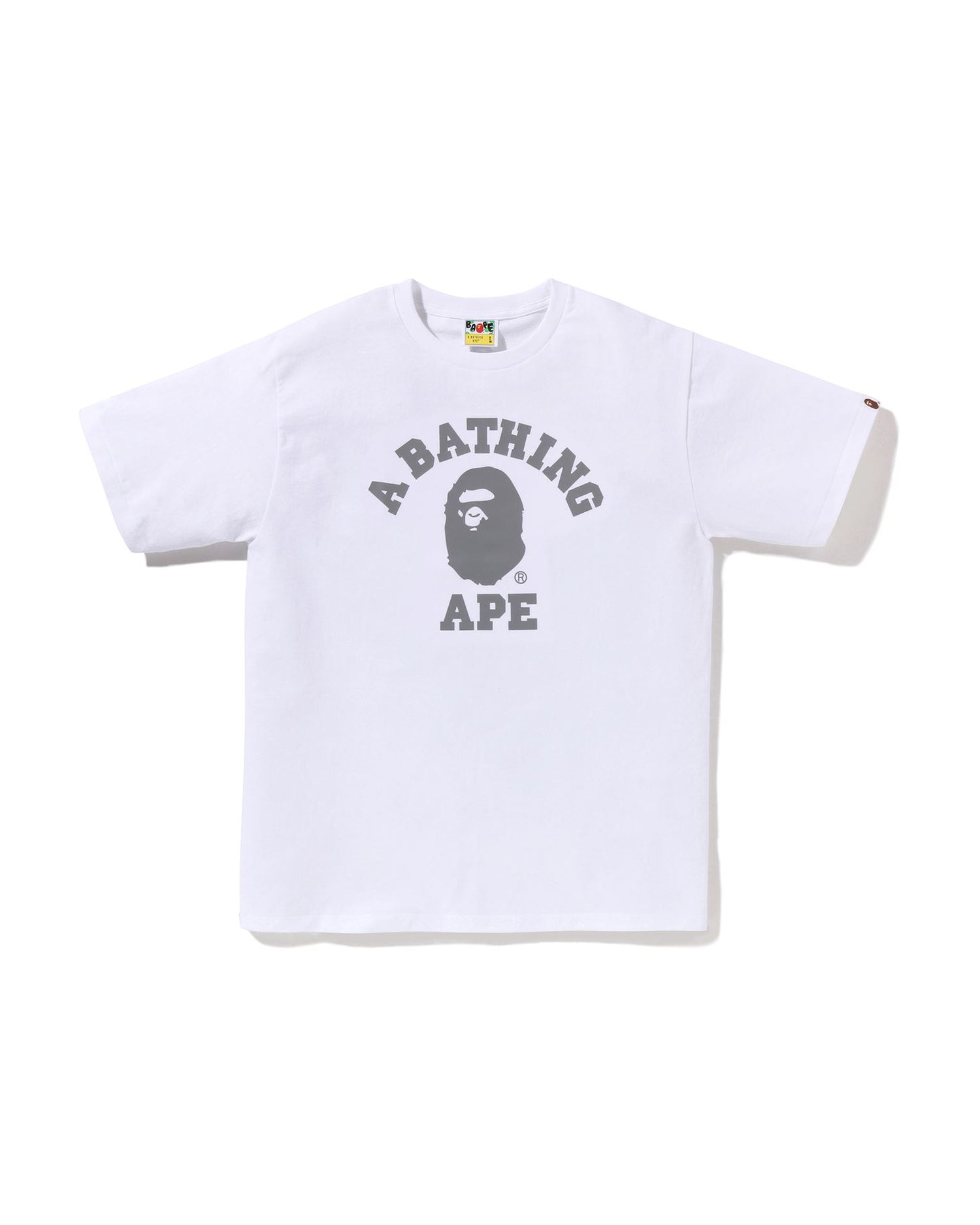A BATHING APE® Reflective on College Tee | Bape official website