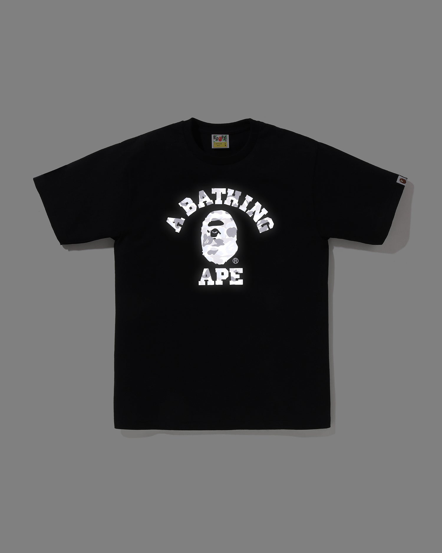 【L】A BATHING APE 黒灰ストライプ　ラガーシャツ L】A BATHING APE 黒灰ストライプ ラガーシャツ 【公式通販】