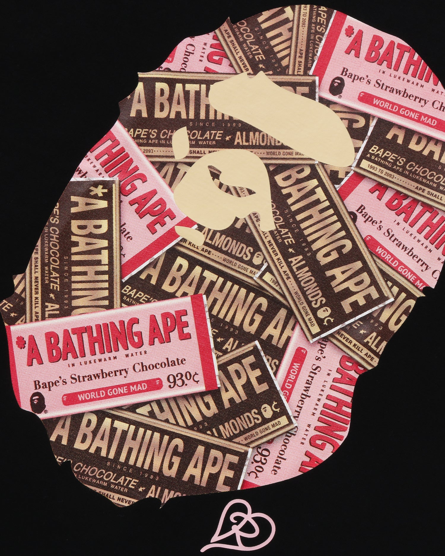A BATHING APE® Chocolate Ape Head Tee | Bape official website