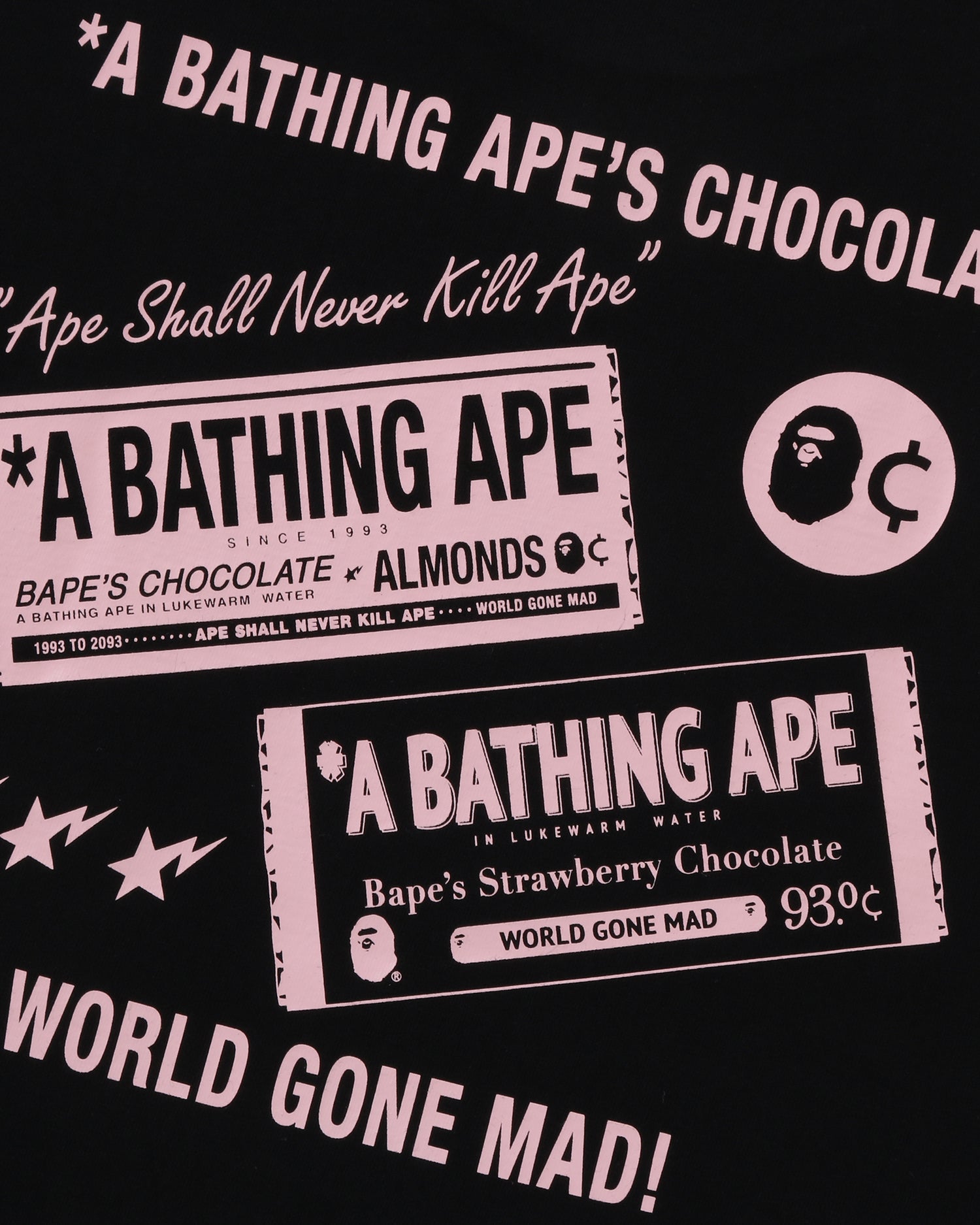 A BATHING APE® Chocolate Ape Head Tee | Bape official website