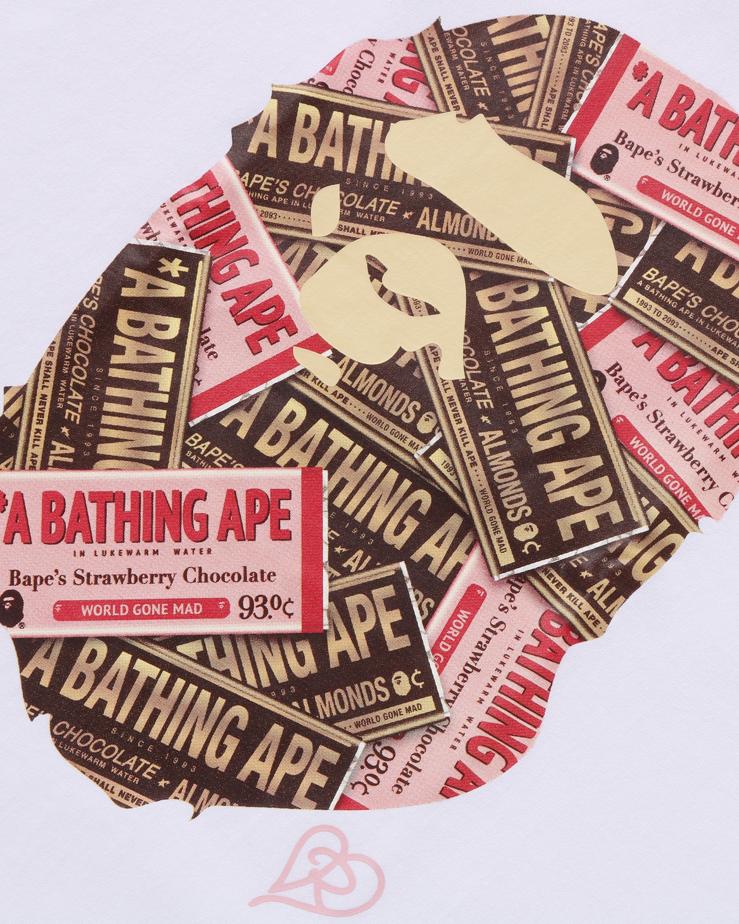 A BATHING APE® Chocolate Ape Head Tee | Bape official website