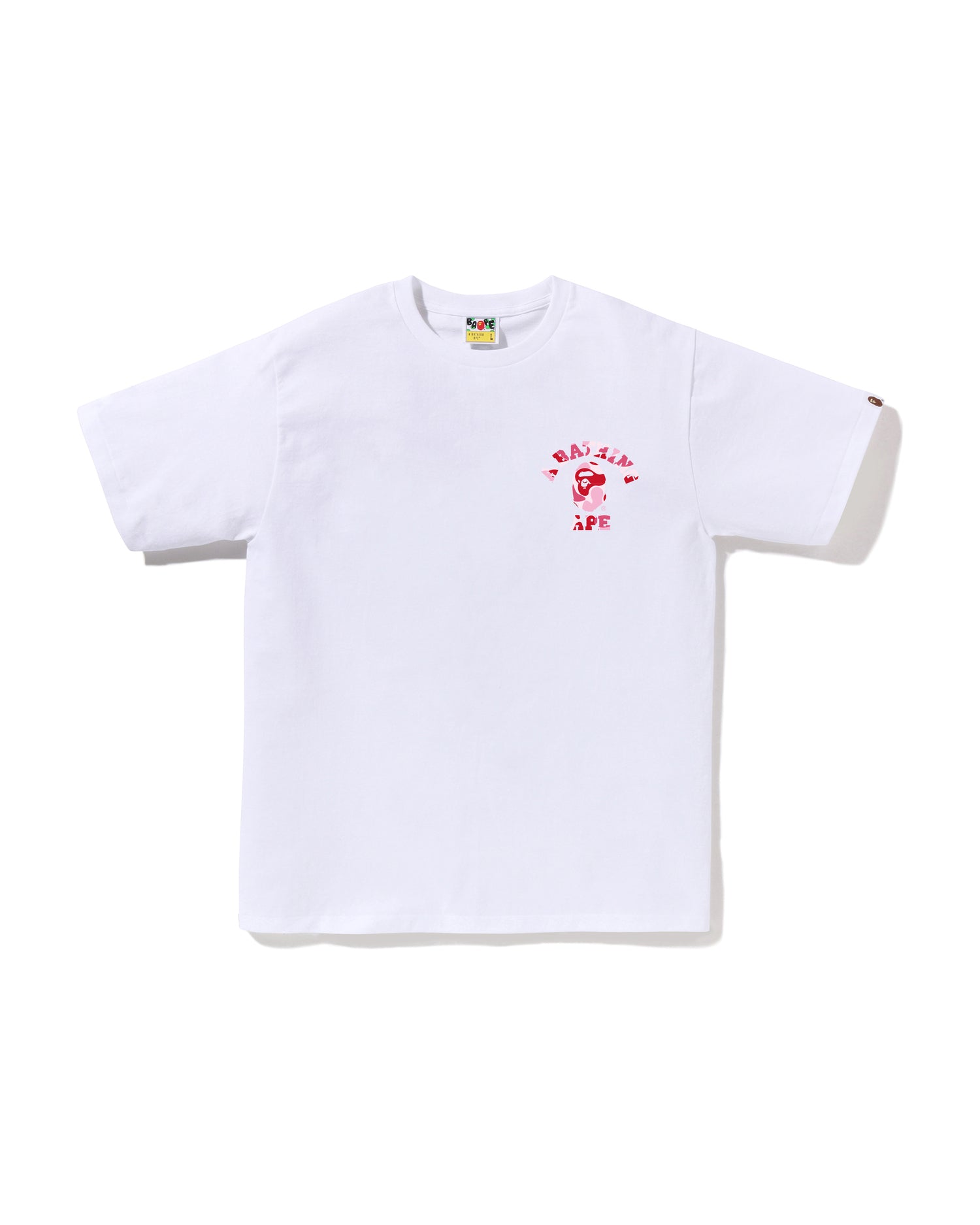 A BATHING APE® Abc Camo College Ats Tee | Bape official website