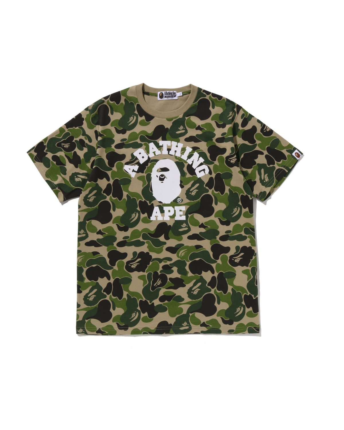 A BATHING APE® Abc Camo College Tee | Bape official website – INT.BAPE.COM