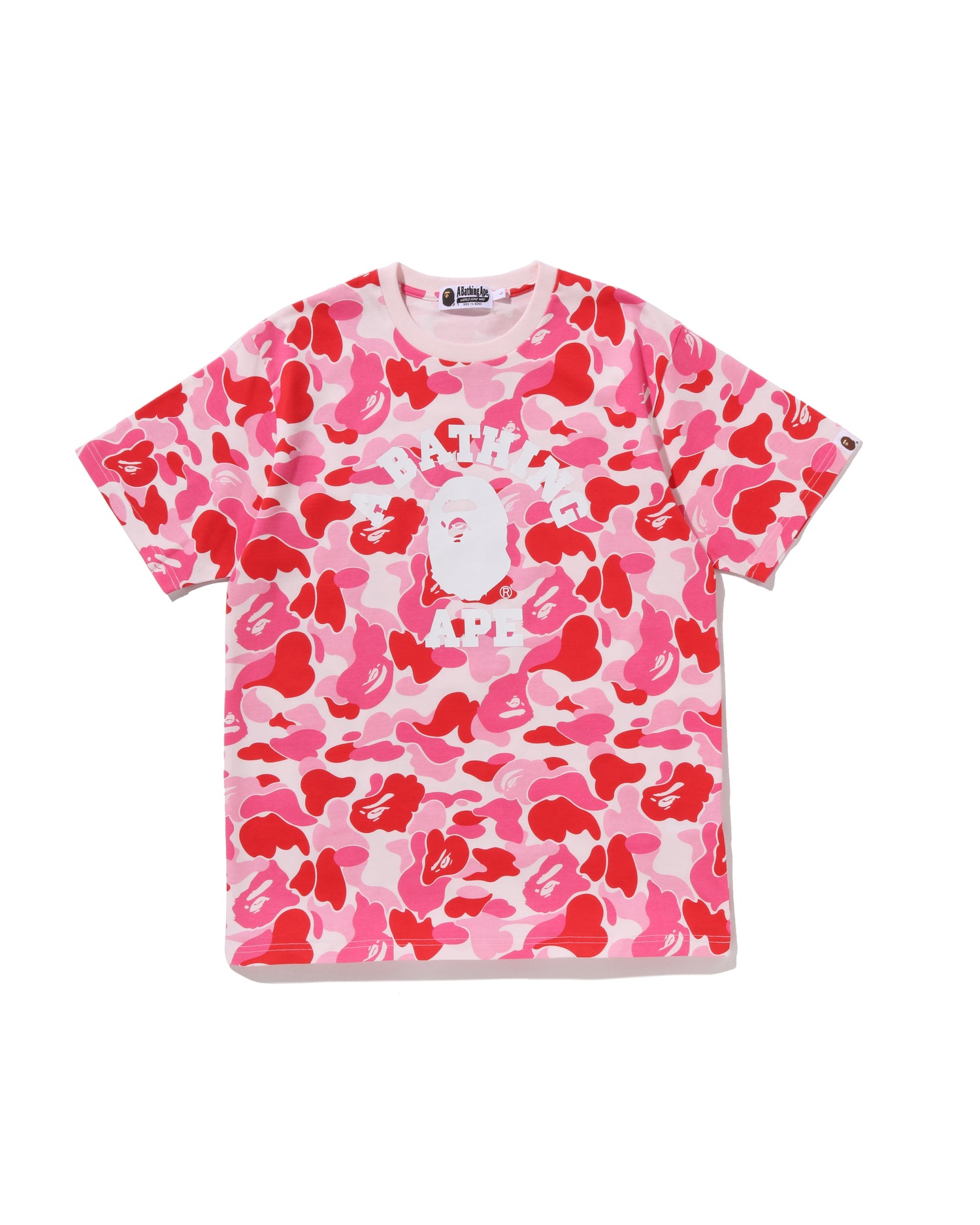 A BATHING APE® Abc Camo College Tee | Bape official website – INT