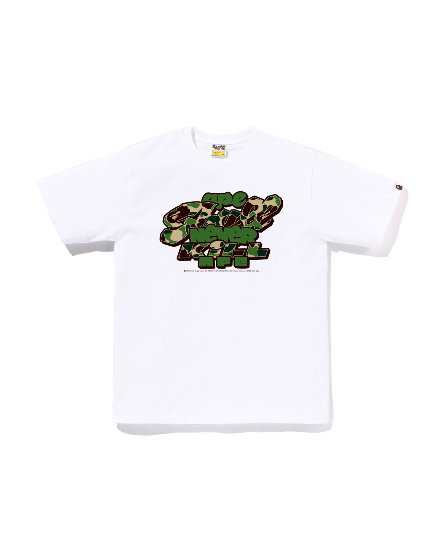 A BATHING APE® Abc Camo Toon Asnka Tee | Bape official website