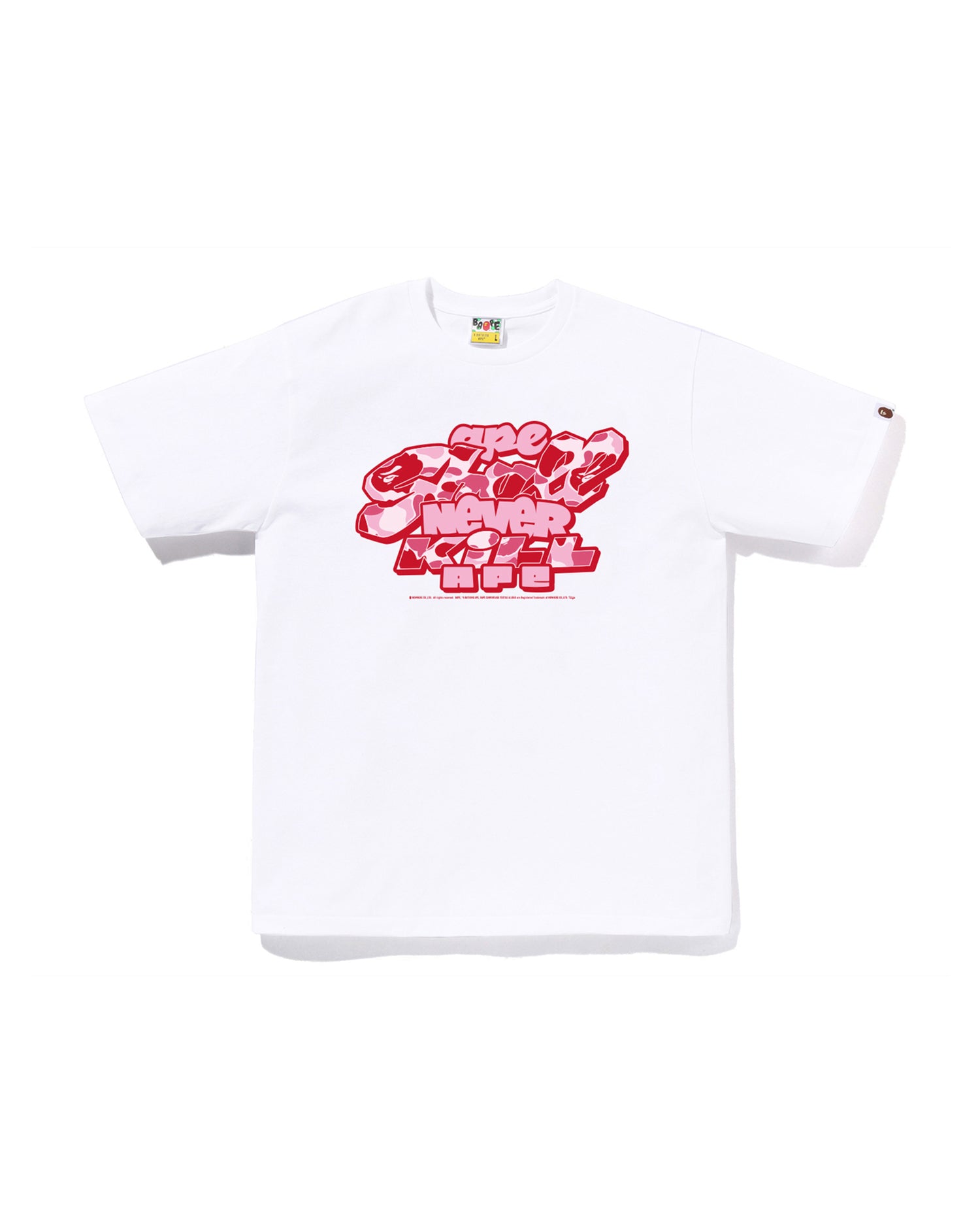 A BATHING APE® Abc Camo Toon Asnka Tee | Bape official website