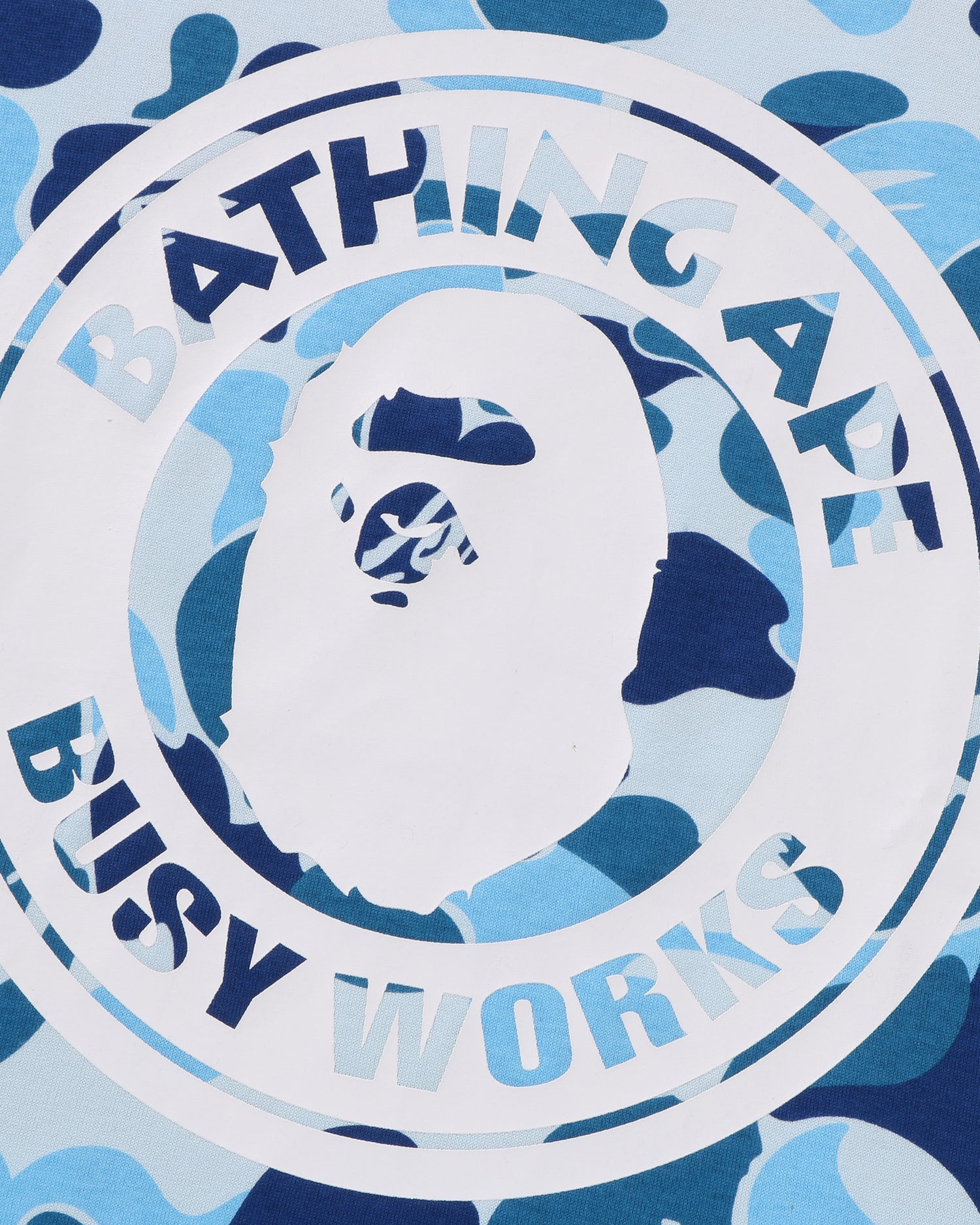 A BATHING APE® Abc Camo Busy Works Tee | Bape official website