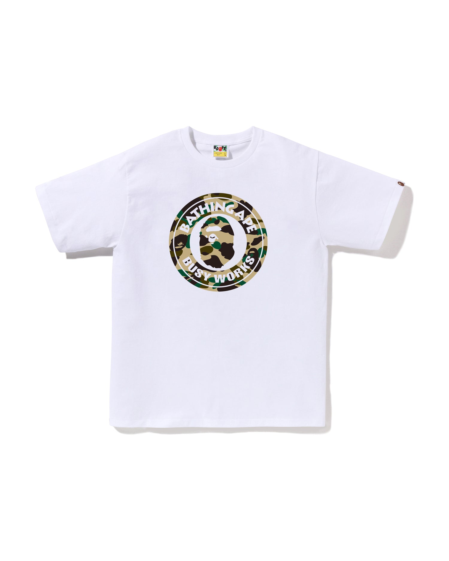 A BATHING APE® 1st Camo Busy Works Tee | Bape official website