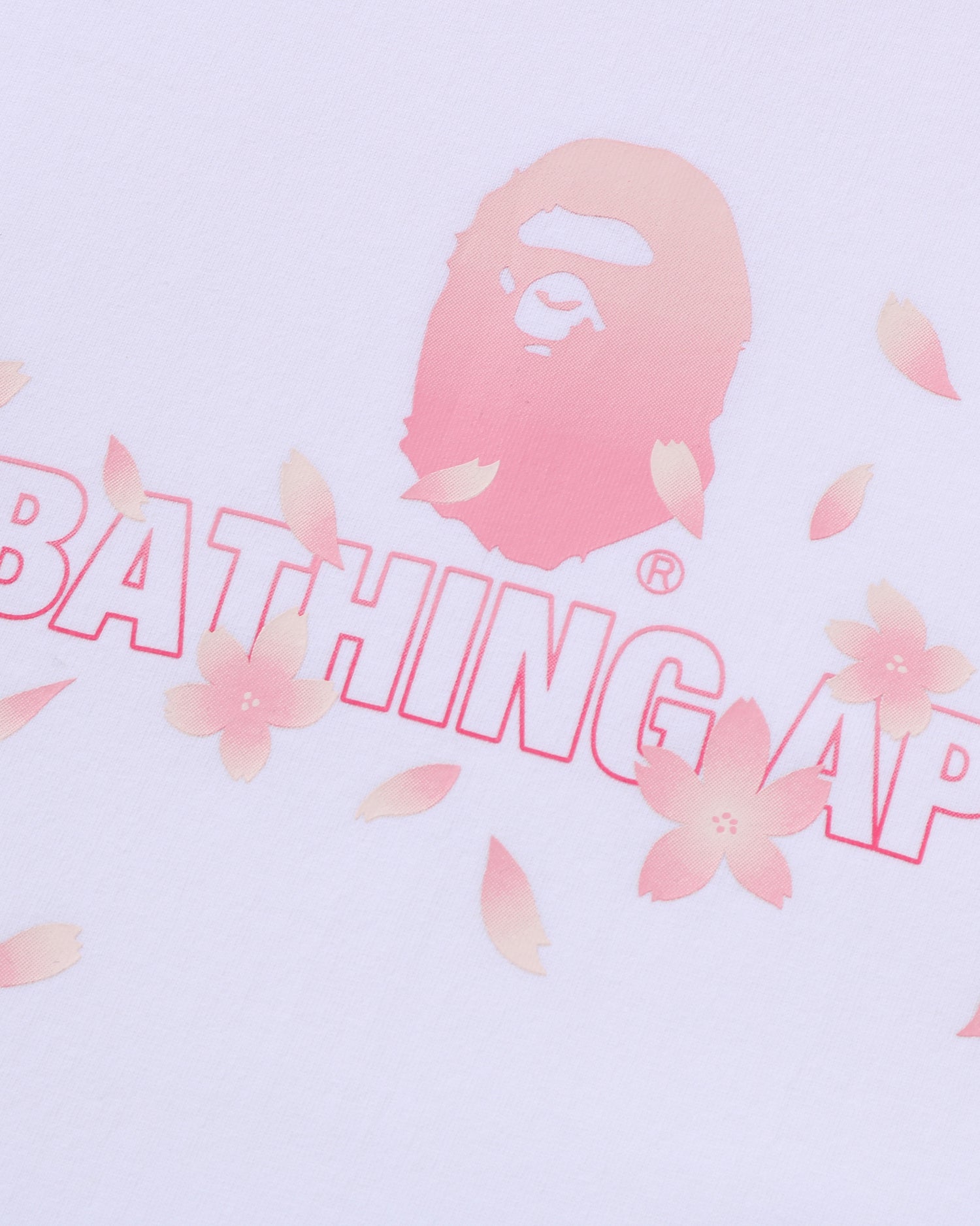 A BATHING APE® Sakura Logo Tee | Bape official website – INT.BAPE.COM