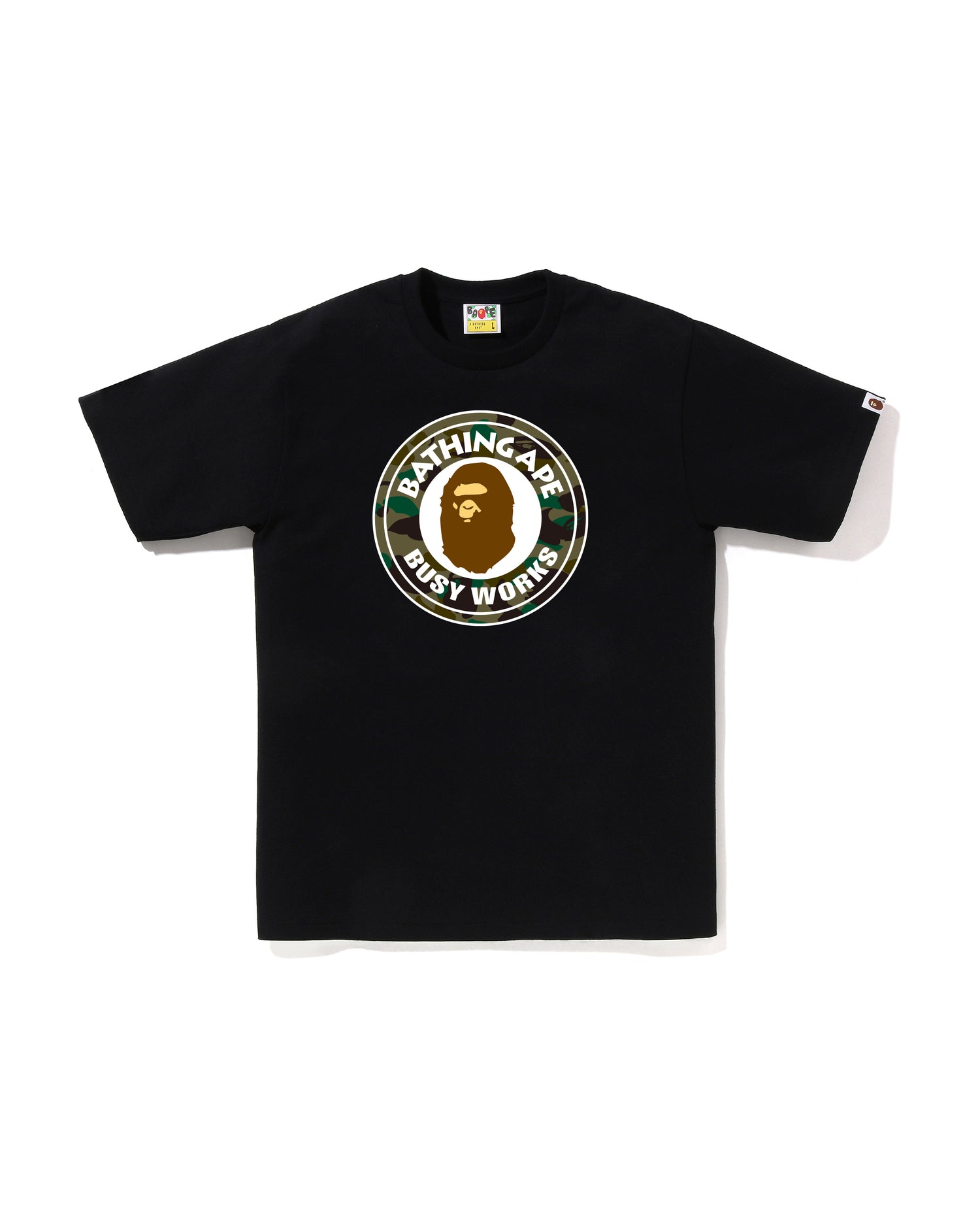 A BATHING APE® 1st Camo Busy Works Tee | Bape official website