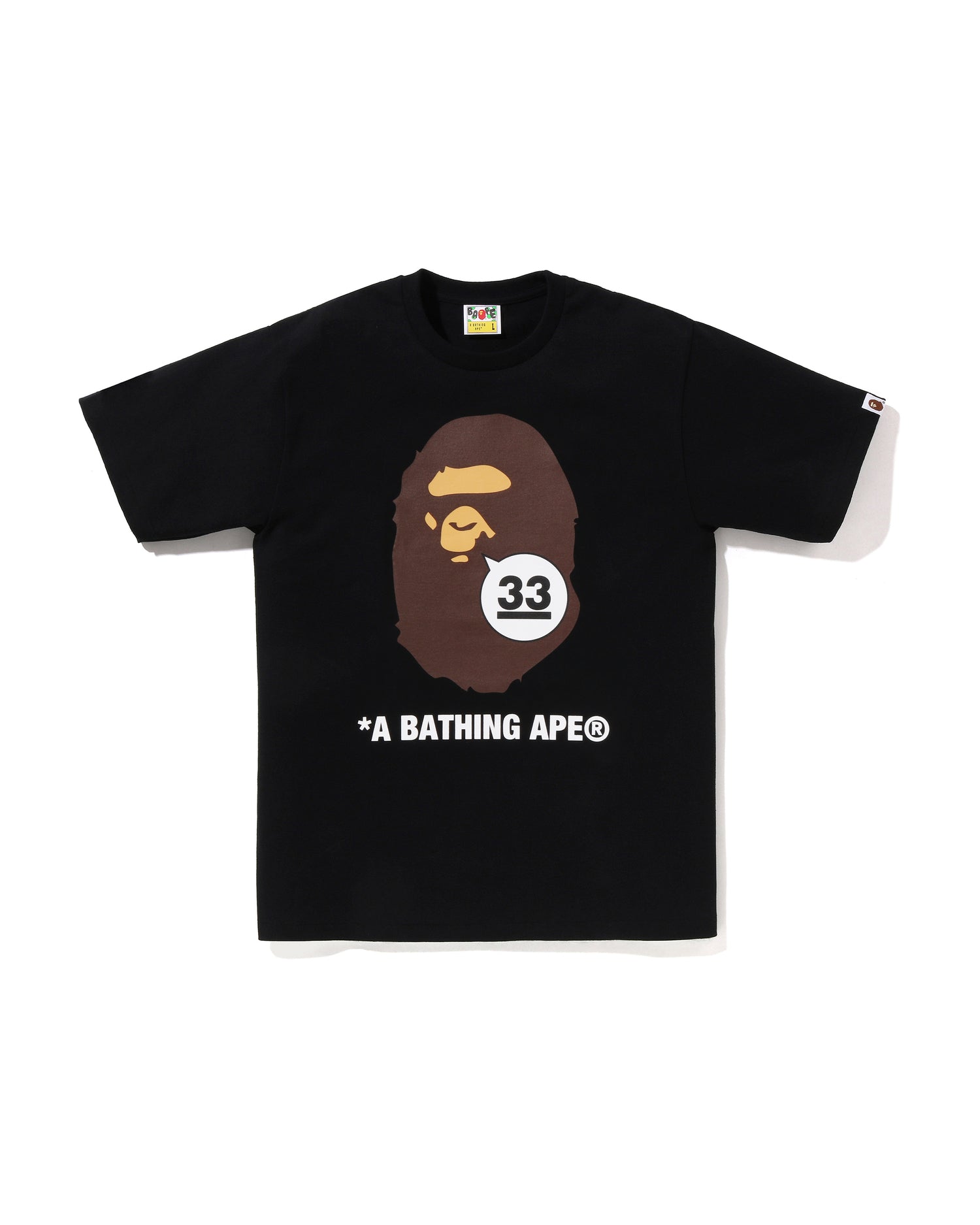 A BATHING APE® A Bathing Ape 33rd Anniv. Ape Head Tee | Bape