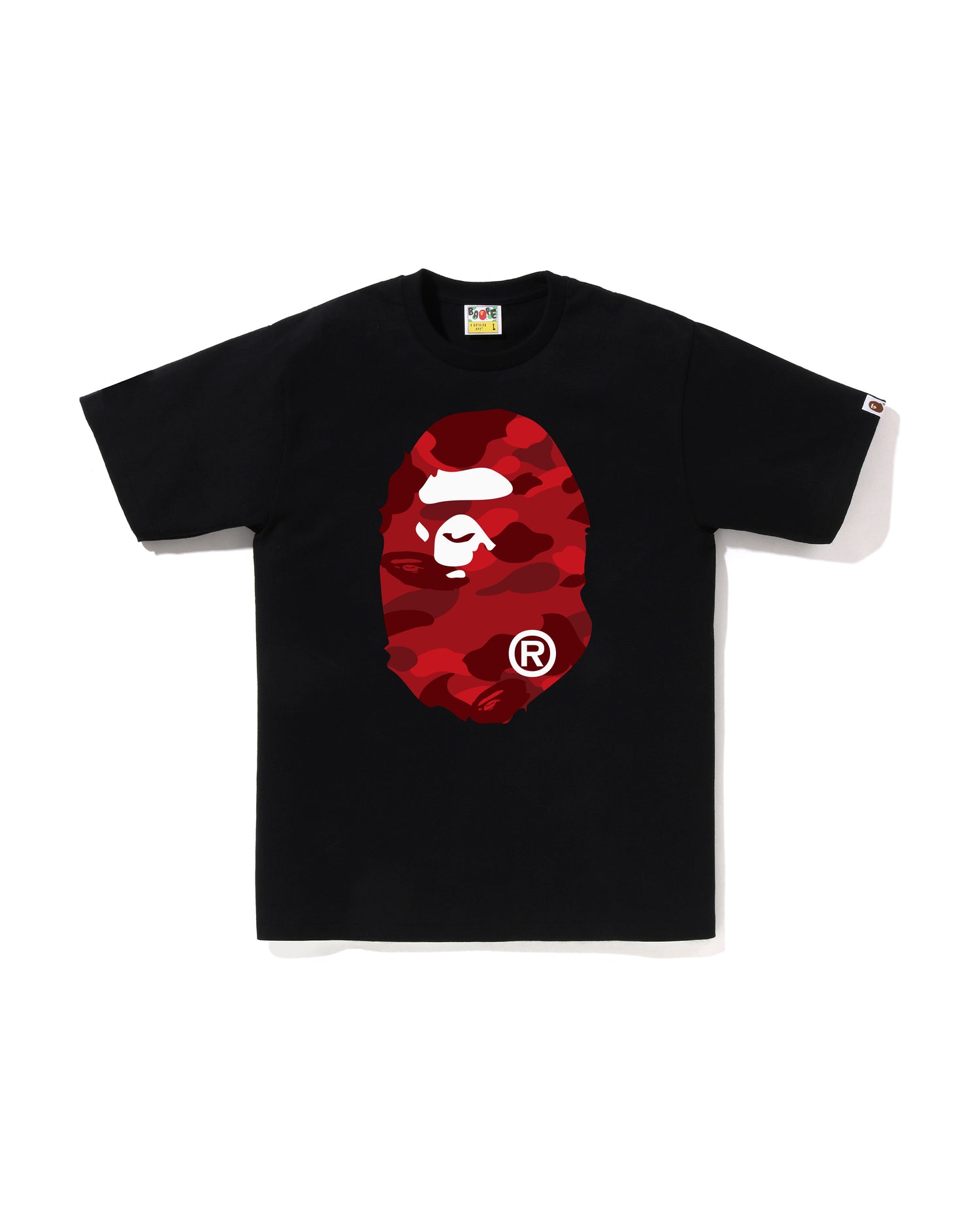 A BATHING APE® Color Camo Big Ape Head Tee | Bape official