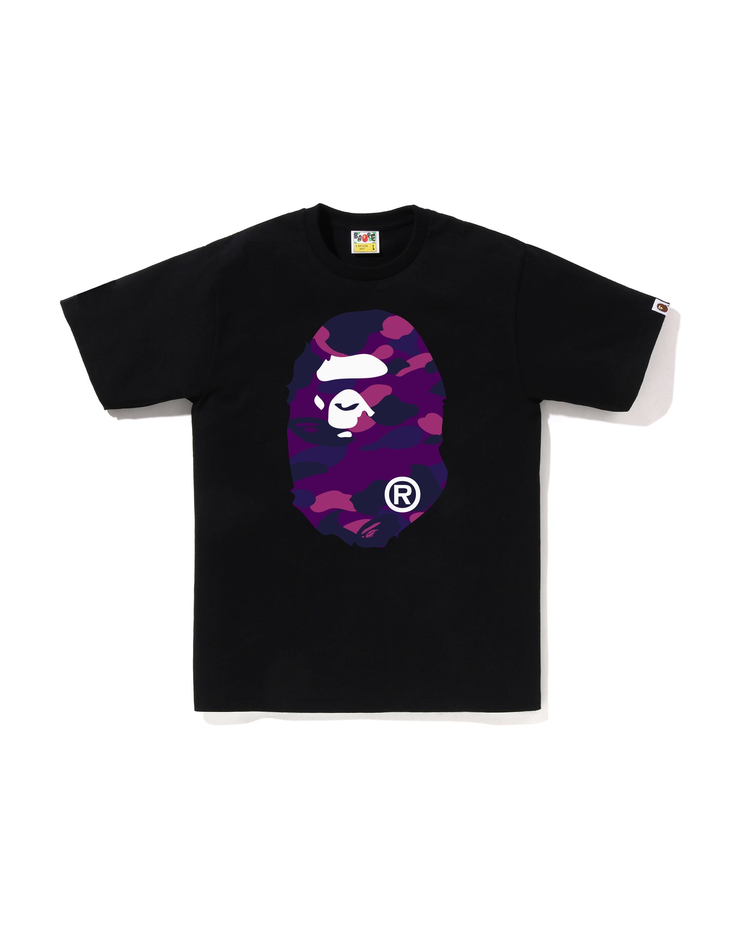 A BATHING APE BAPE HEAD MULTI CAMO tシャツ BAPE Multi Camo Big Ape Head Tee Short-sleeved Unisex White