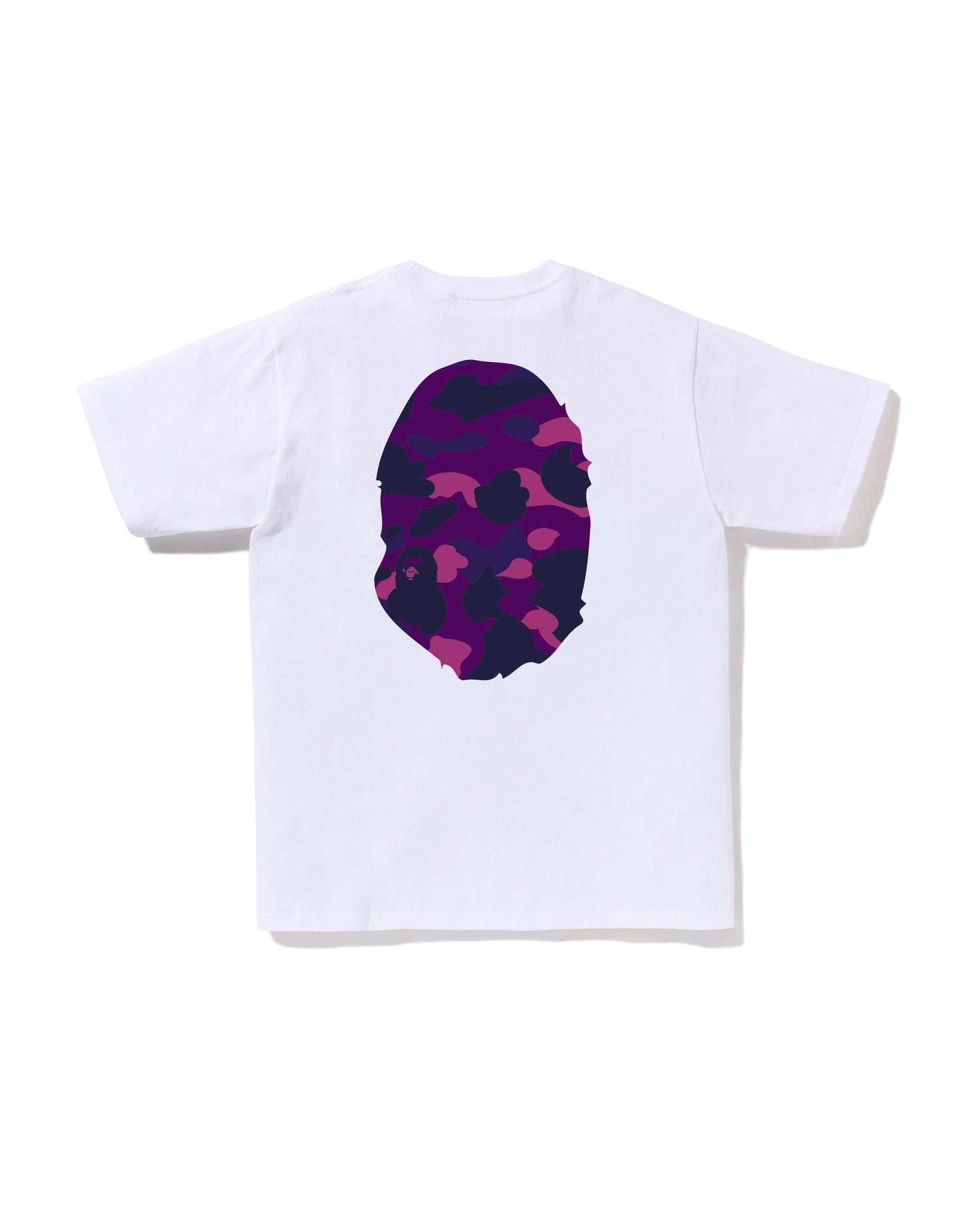 A BATHING APE BAPE CAMO 猿ロゴTシャツ ピンク Lサイズ BAPE × kaws ape head T-shirt ABC camo pink bendy Gray A