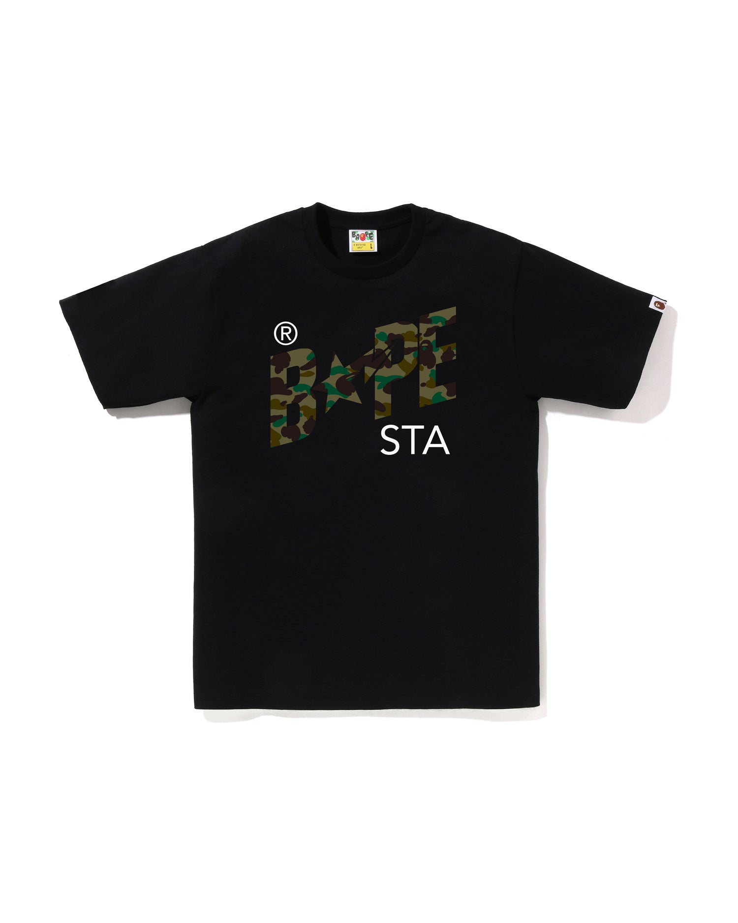 A BATHING APE BAPE STA カモフラージュ Tシャツ S A BATHING APE® 1st Camo BAPE STA Tee | Bape official website – INT