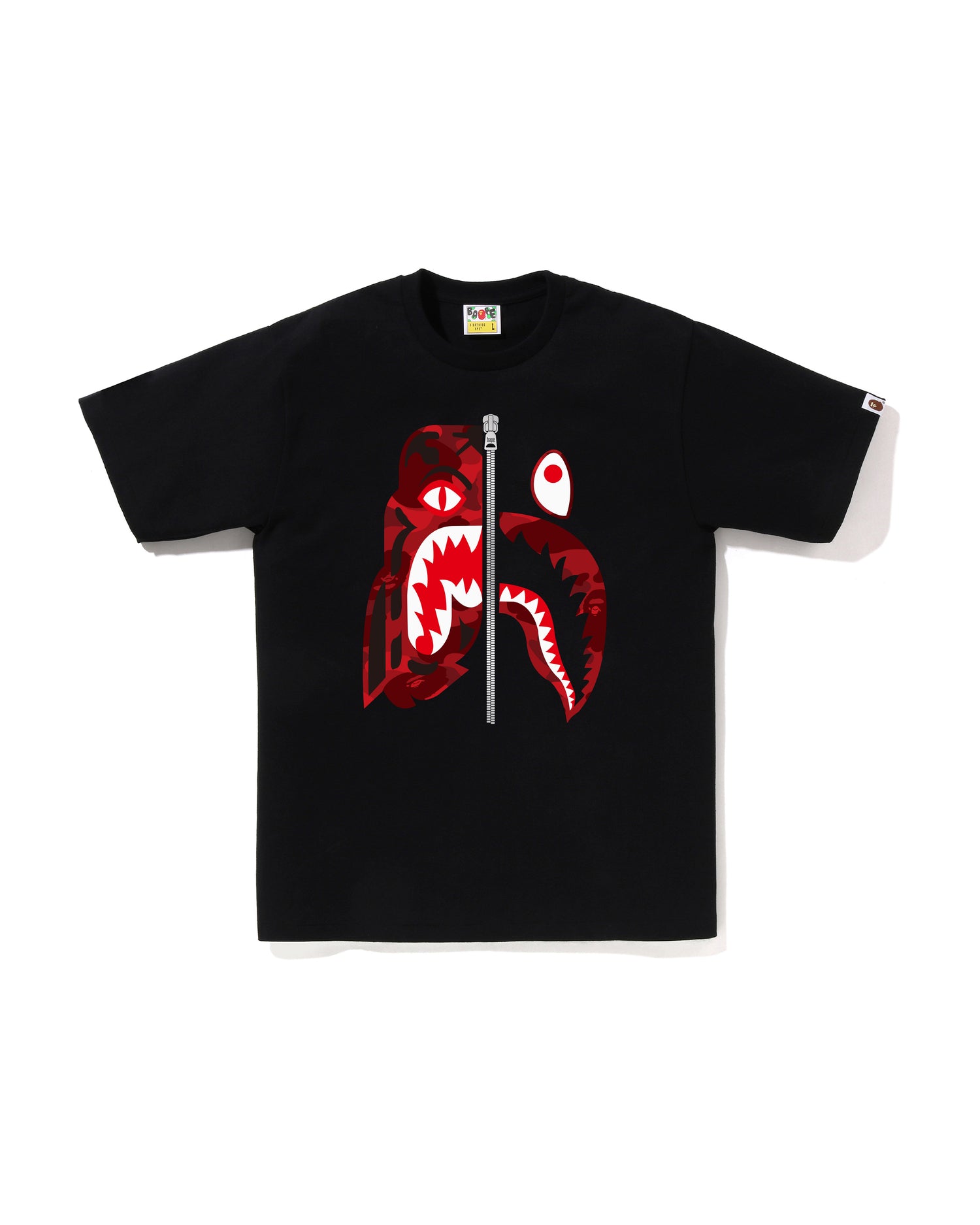 A BATHING APE® Color Camo Tiger Shark Tee | Bape official website