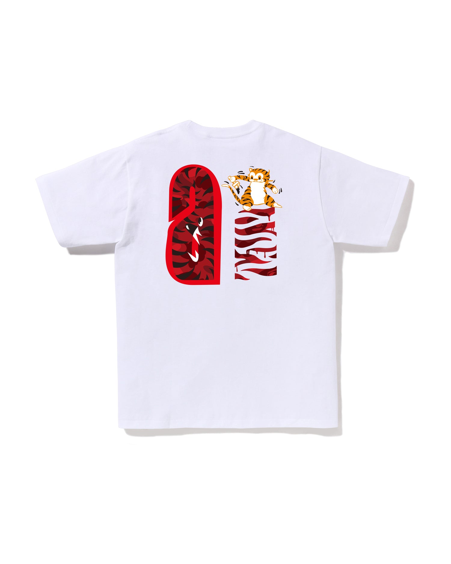 A BATHING APE® Color Camo Tiger Shark Tee | Bape official website
