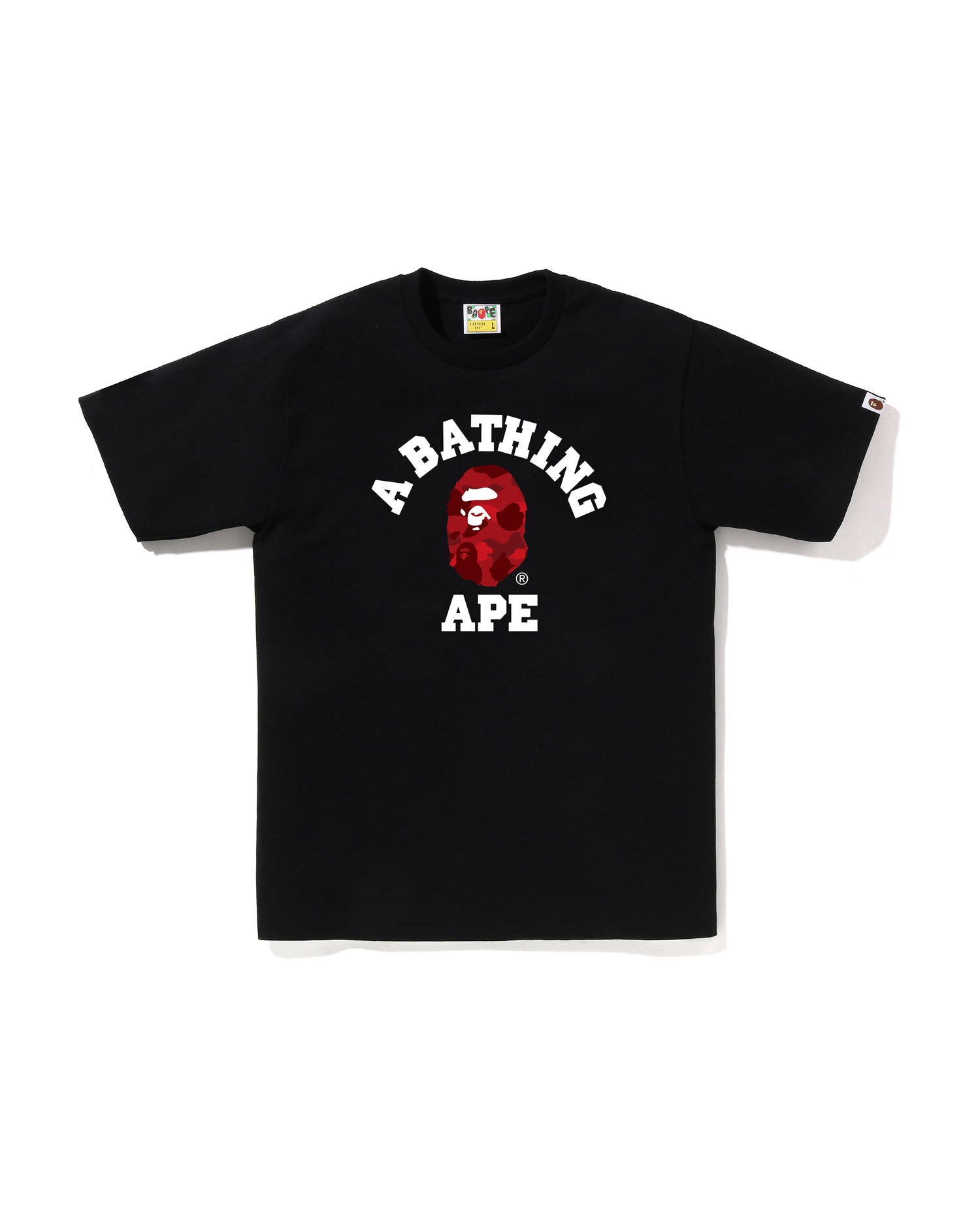 A BATHING APE® Color Camo College Tee | Bape official website