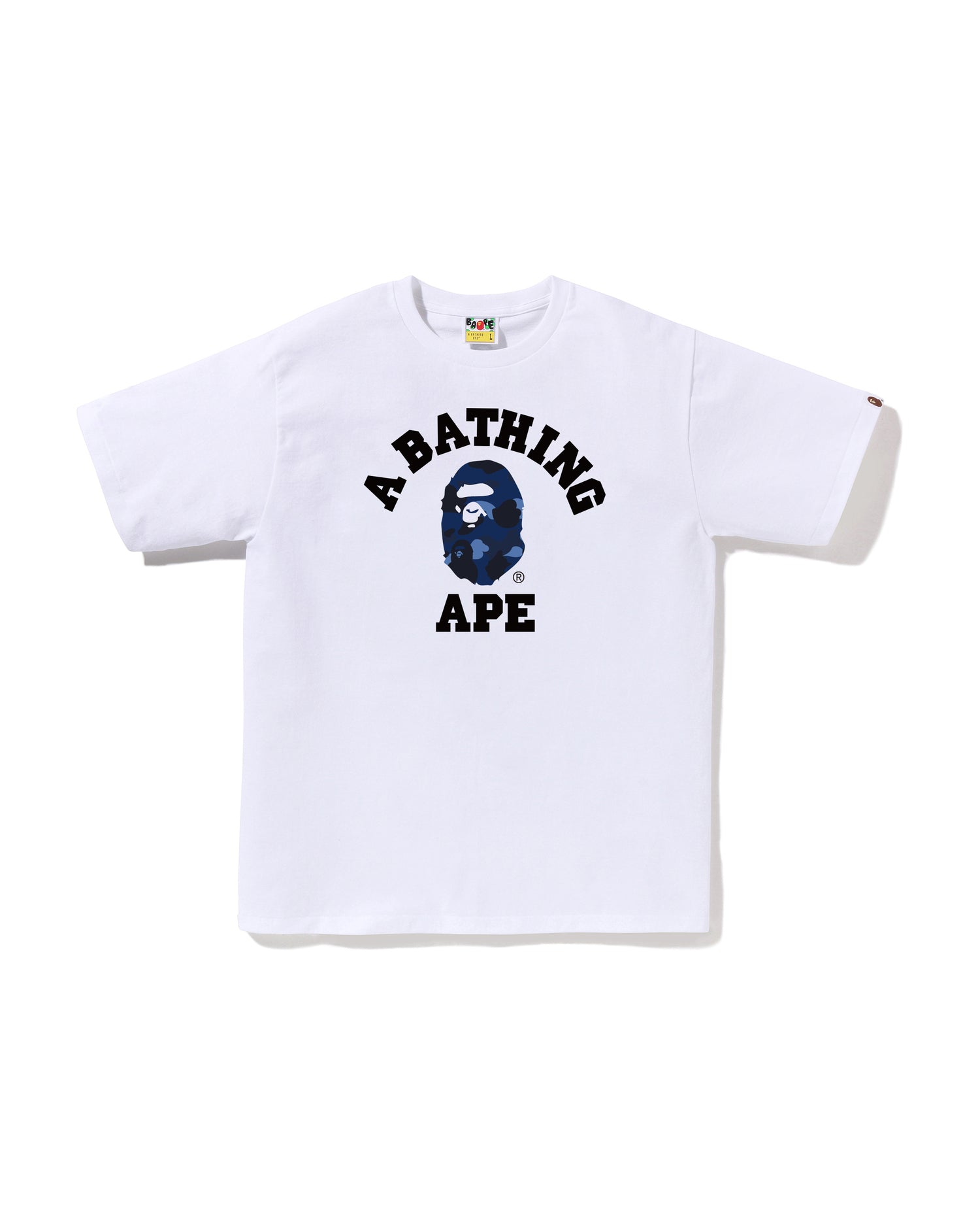 A BATHING APE® Color Camo College Tee | Bape official website