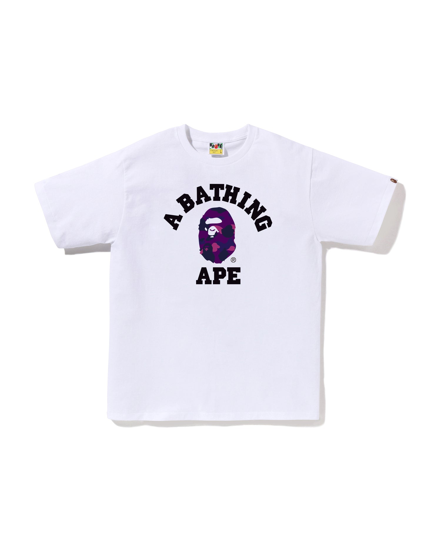A BATHING APE tシャツ A BATHING APE® Color Camo College Tee | Bape official website