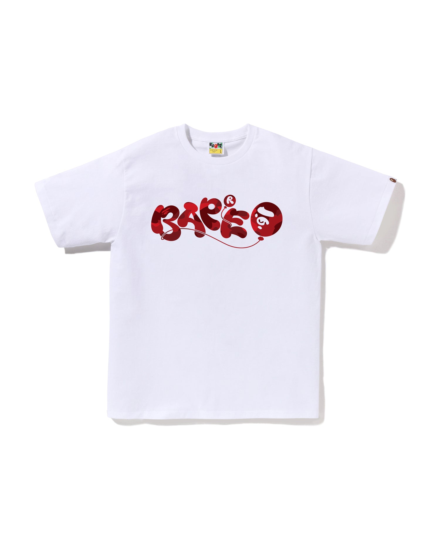 BAPE カラーカモ　ホワイト半袖スウェット　テリヤキボーイズイルマリ着用カラー BAPE カラーカモ ホワイト半袖スウェット テリヤキボーイズ