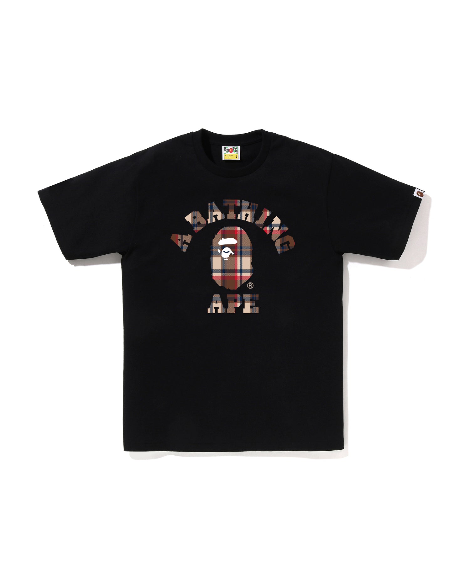 bape check bapesta tee