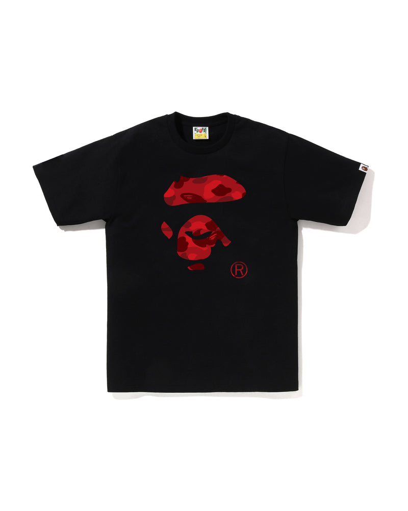 A BATHING APE® Color Camo Ape Face Tee | Bape official website – INT ...