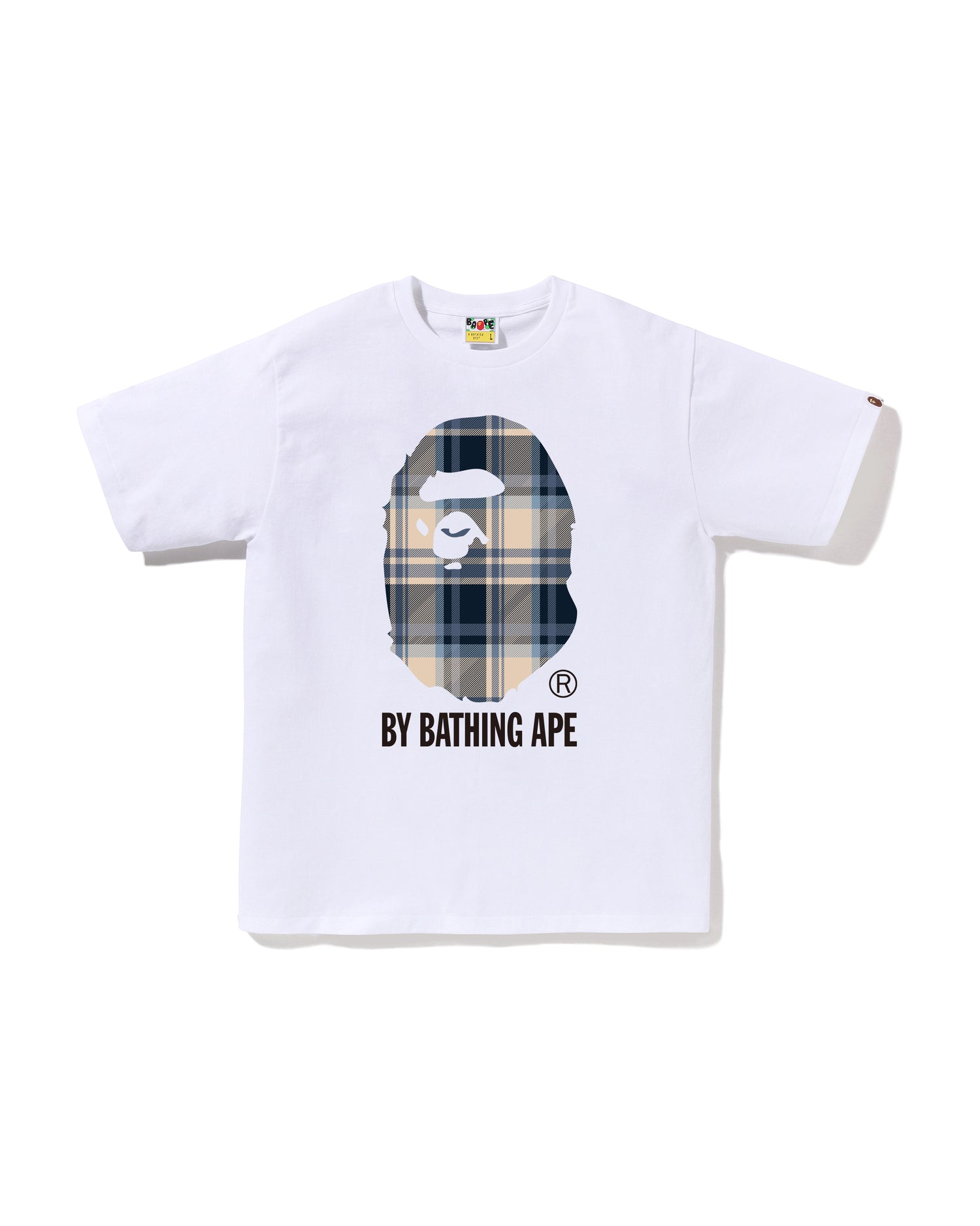 bape check bapesta tee