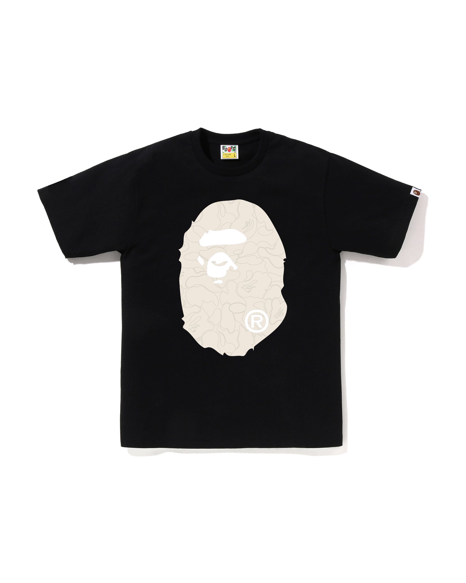 A BATHING APE® Line Camo Big Ape Head Tee | Bape official website