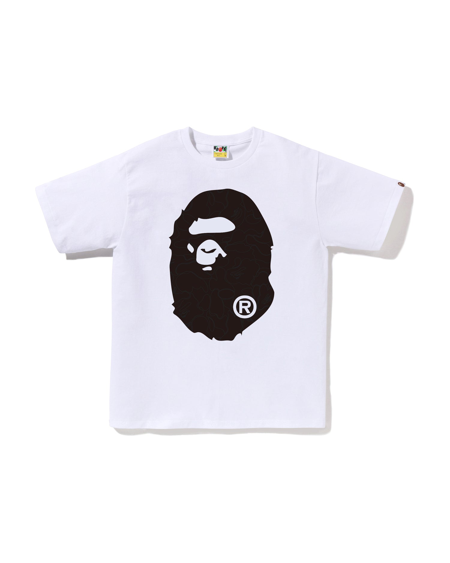A BATHING APE® Line Camo Big Ape Head Tee | Bape official website