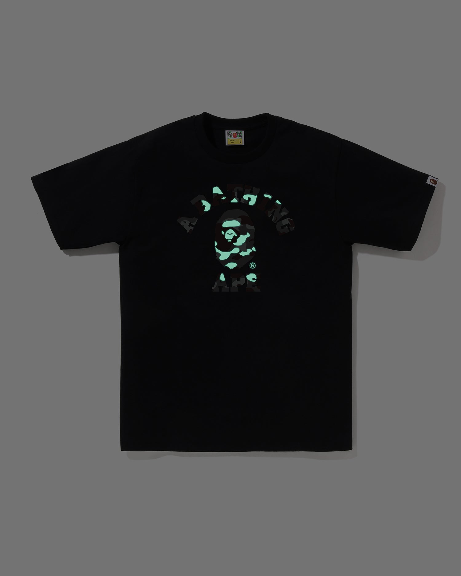 トップス A BATHING APE CITY CAMO COLLEGE LS TEE L A BATHING APE® Abc Camo College Ls Tee | Bape official