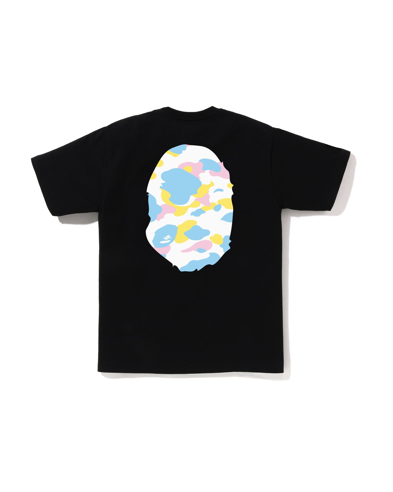 A BATHING APE® New Multi Camo Big Ape Head Tee | Bape official