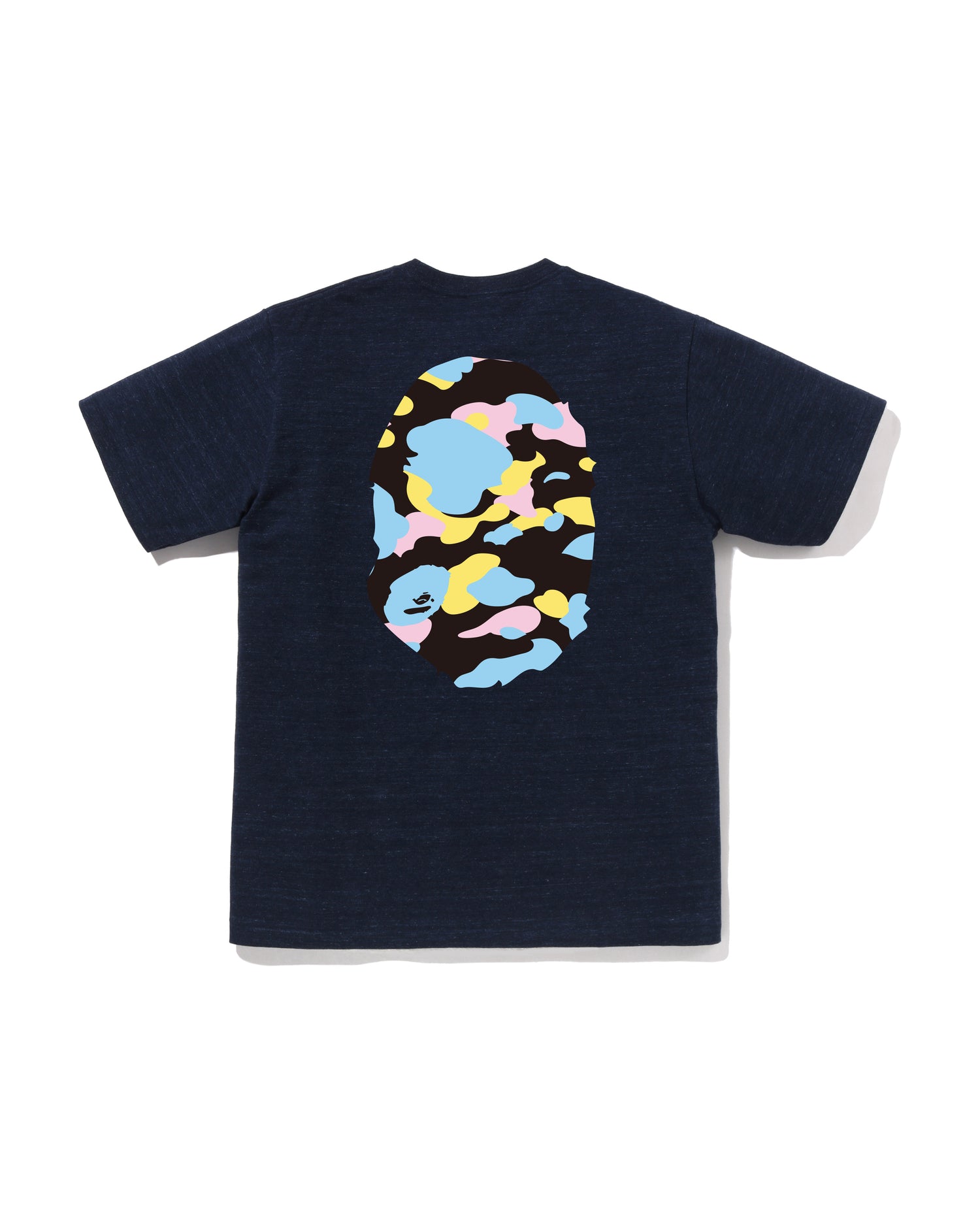 A BATHING APE® New Multi Camo Big Ape Head Tee | Bape official